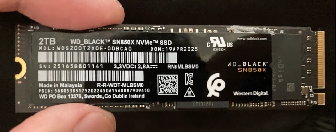 【本日10/7限定】M.2 SSD 2TB WD_BLACK SN850X(WDS200T2X0E)