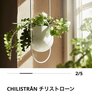 IKEAハンギングプランター ホワイト