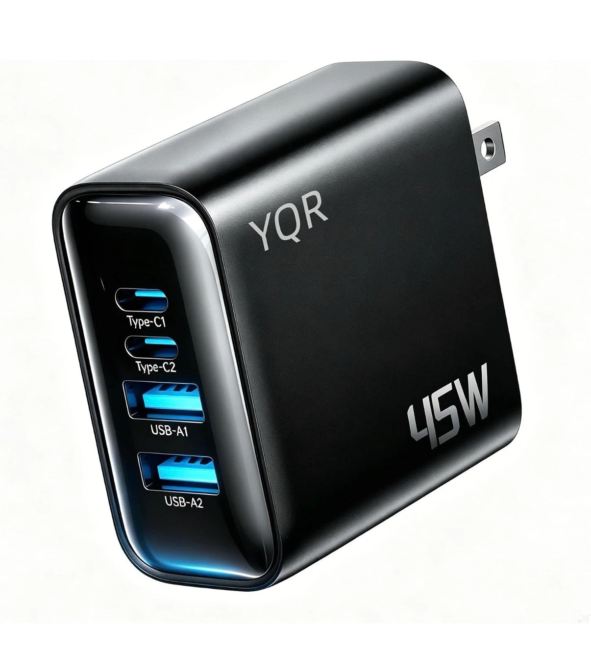 YQR 45W急速充電器 4ポート USB-C/A