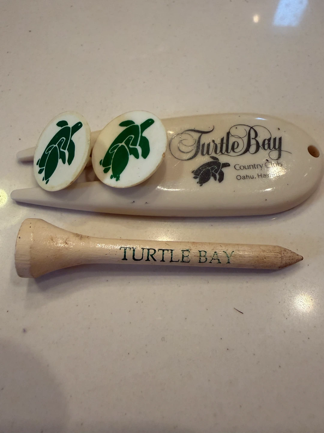 ハワイ　オワフ島　タートルベイカントリークラブのゴルフ小物