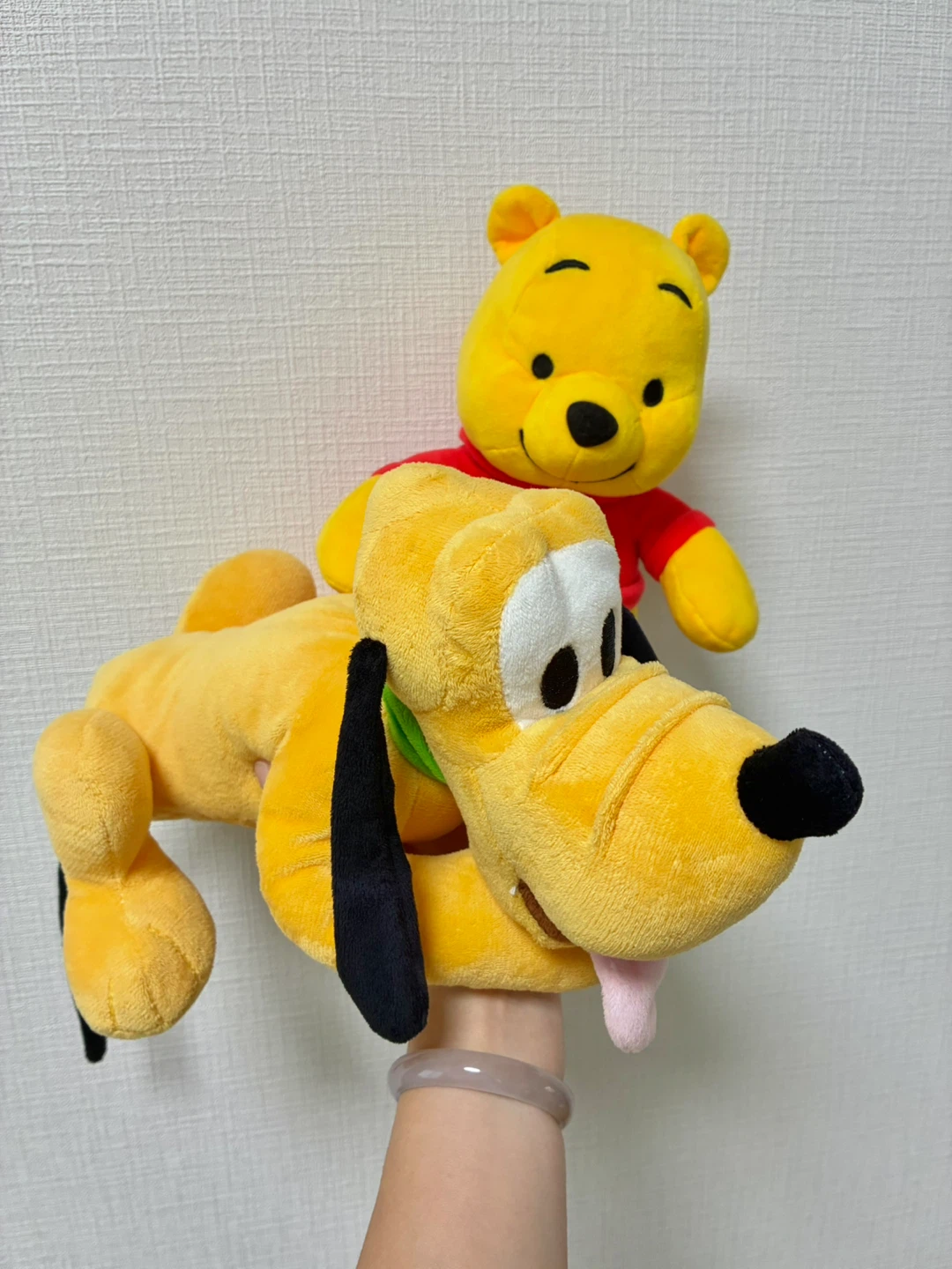 ディズニー ぬいぐるみ 2点セット プーさん プルートの写真2枚目