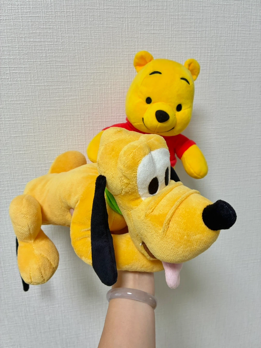 ディズニー ぬいぐるみ 2点セット プーさん プルートの写真2枚目