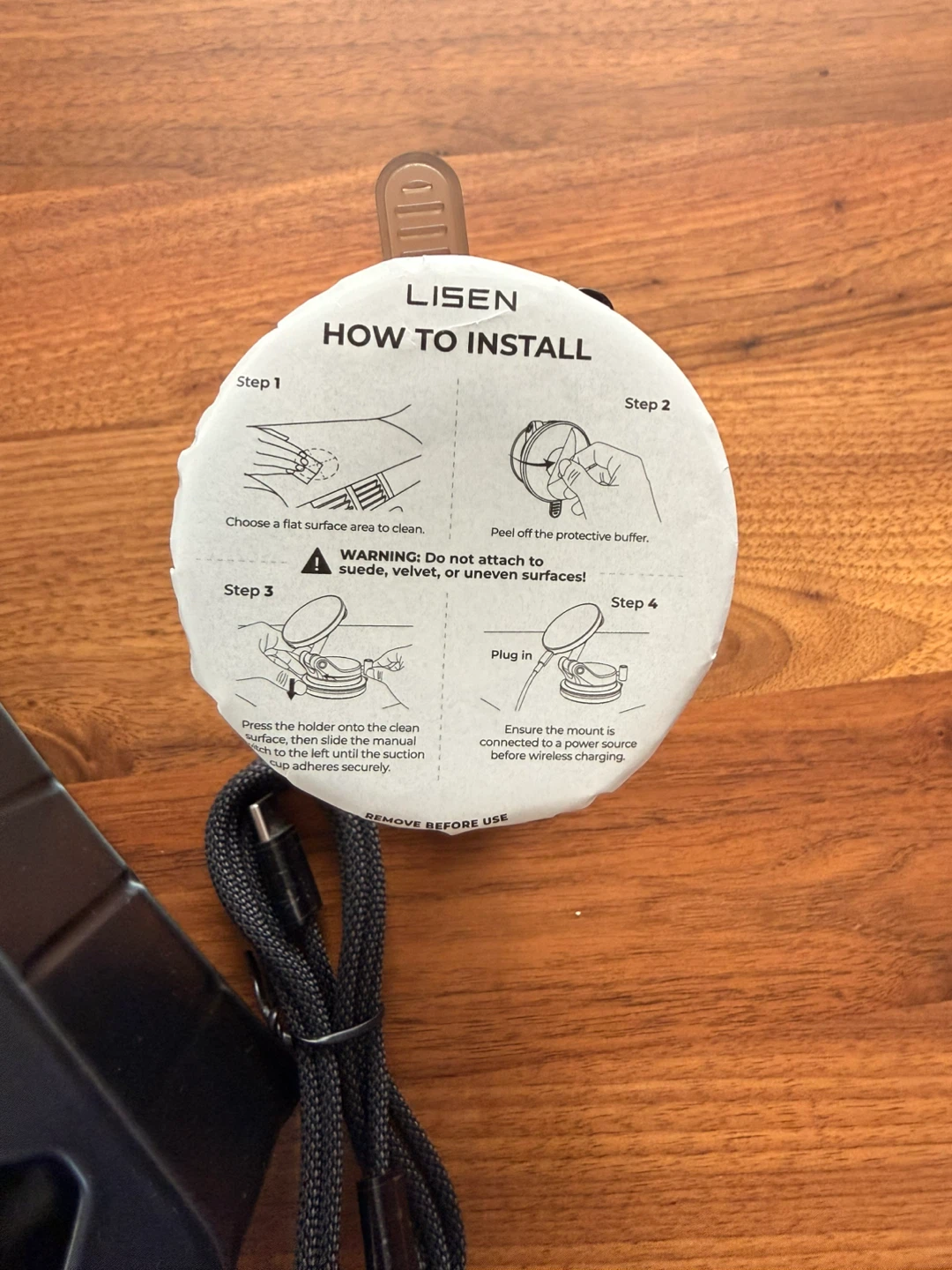 Qi2 車用ワイヤレス充電器の写真4枚目
