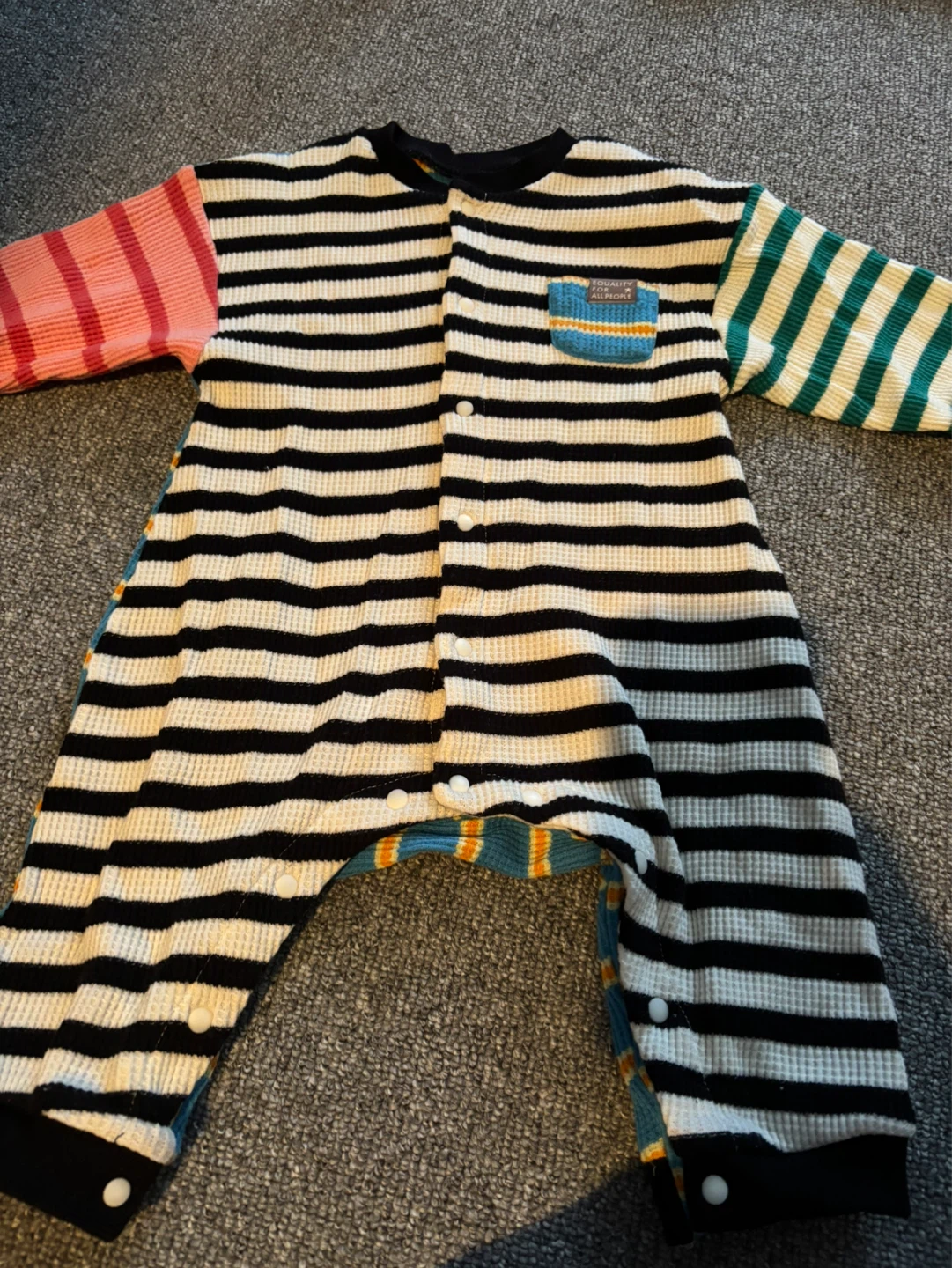 カラフルボーダー ベビー服 80サイズ【受け渡し予定者決定済み】