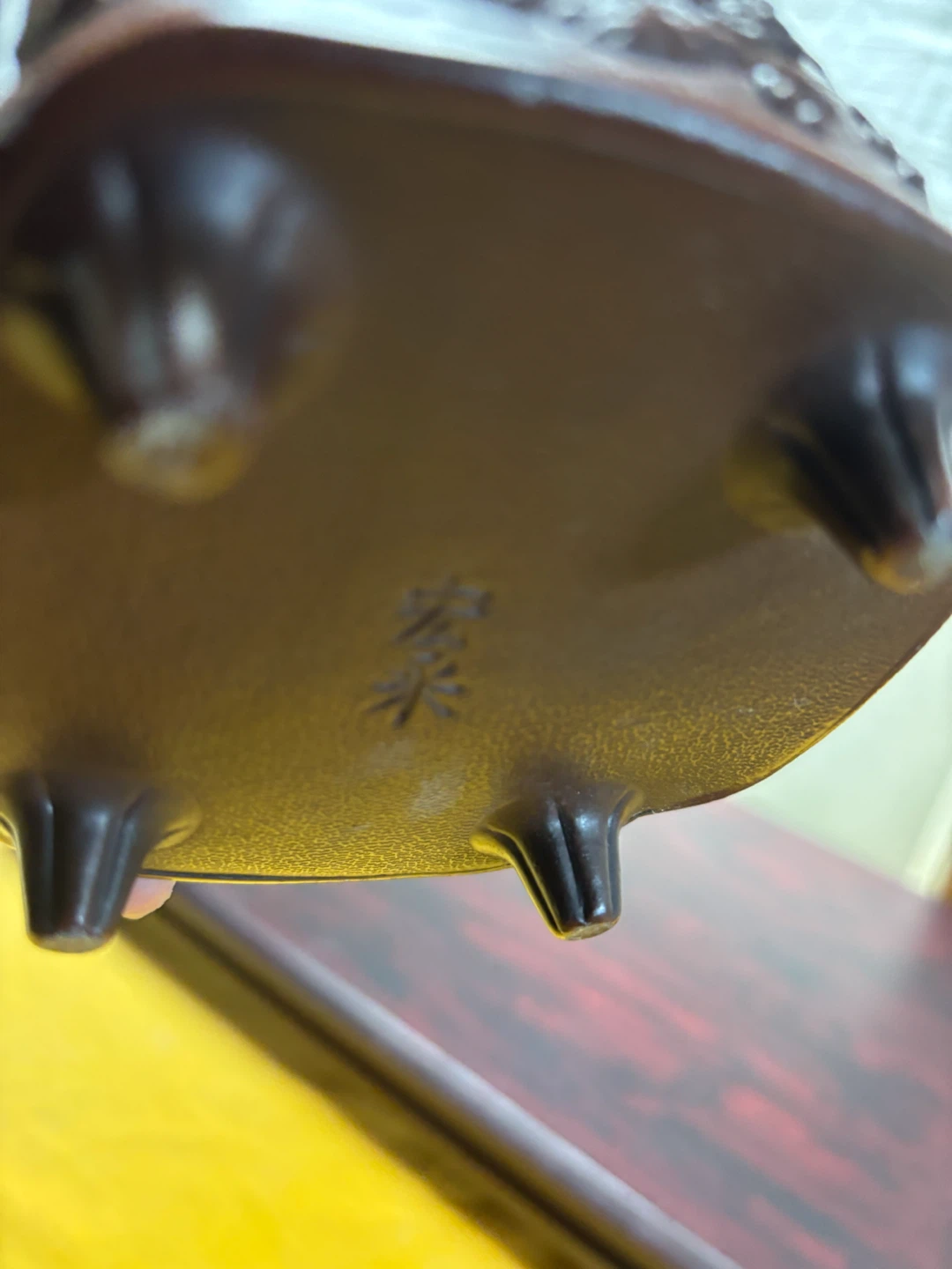 香炉 獅子 蓋付 茶道具の写真5枚目