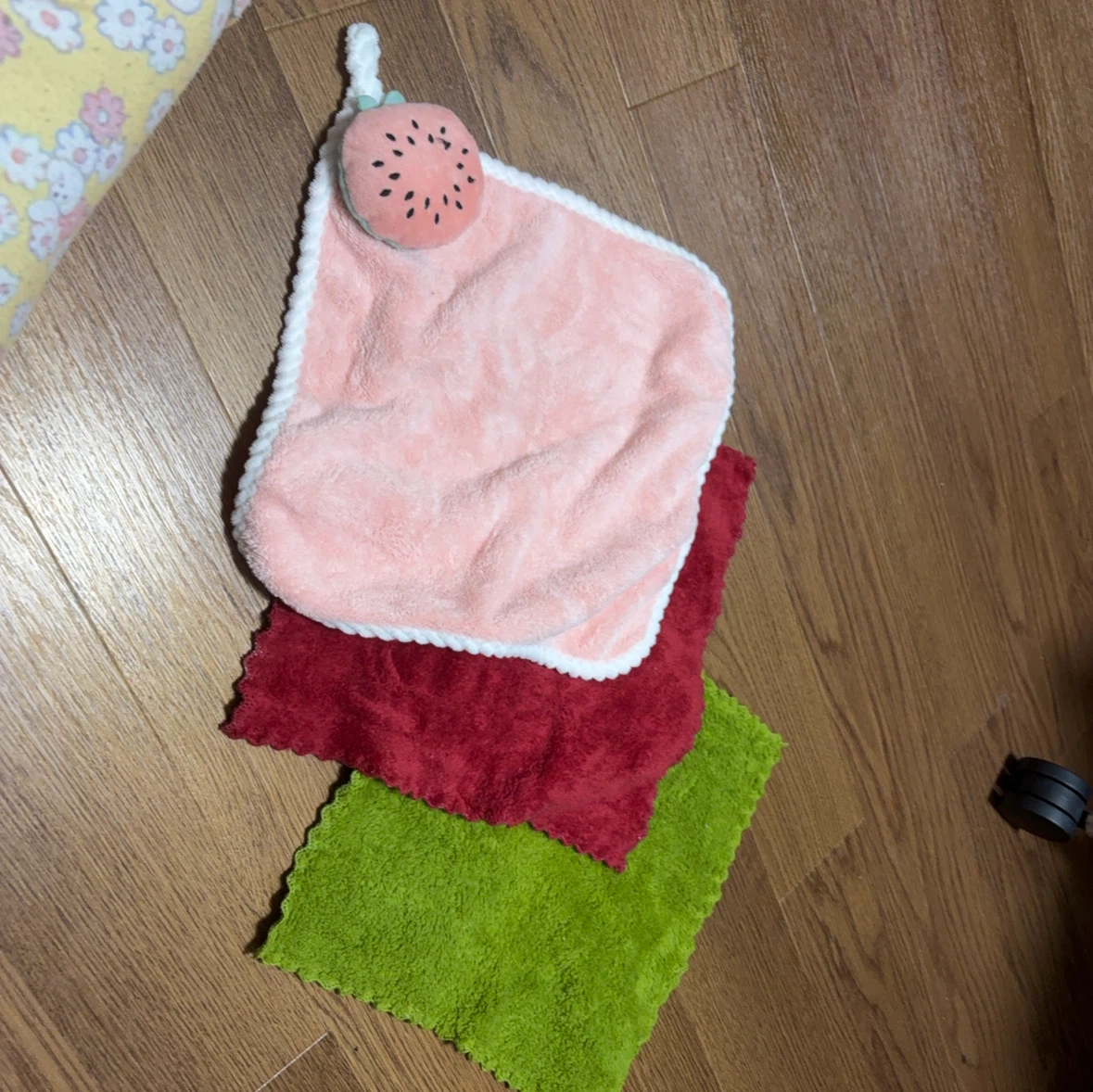 フルーツモチーフ ループタオル 3枚セット