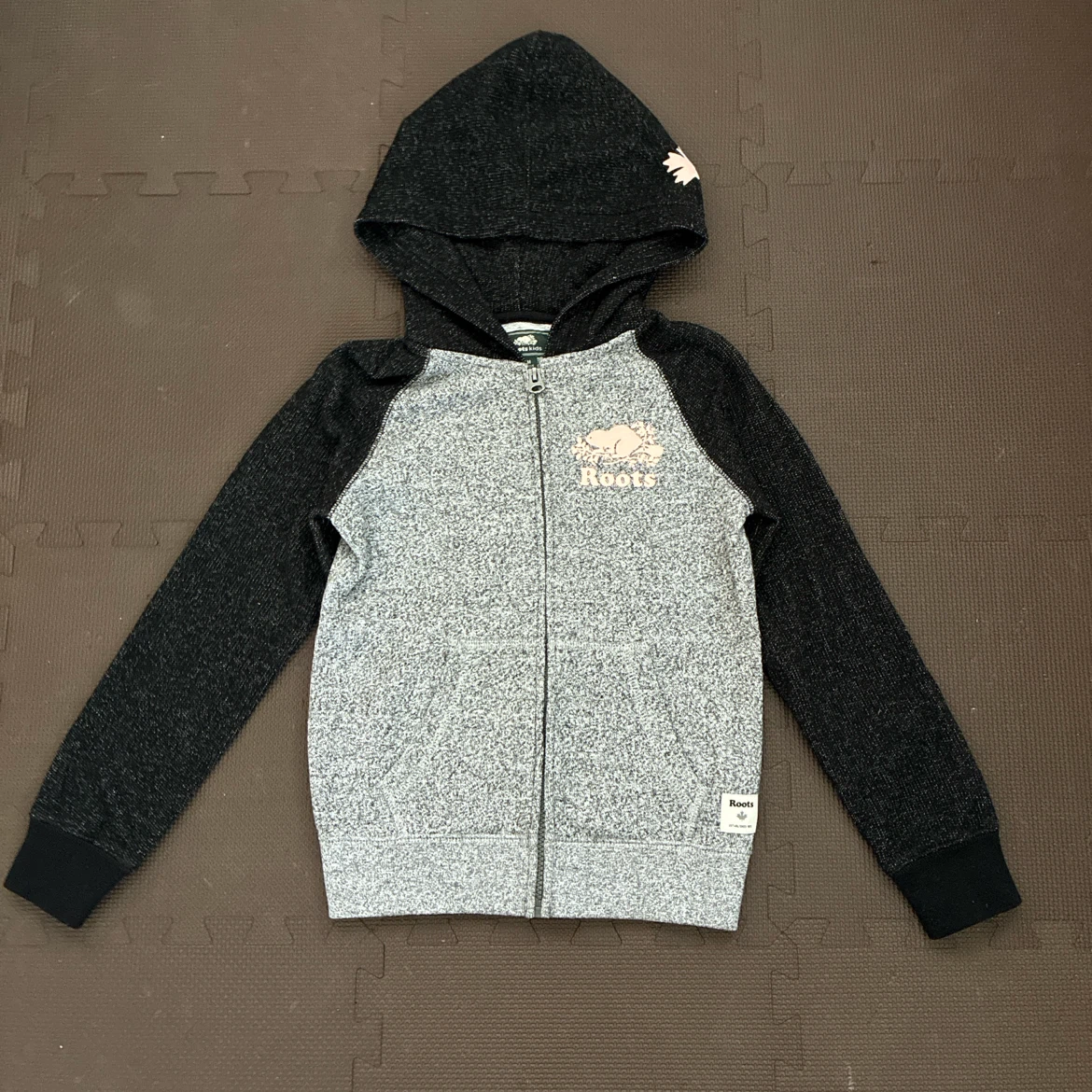 Roots kids ルーツ ジップアップパーカー　M 7-8y