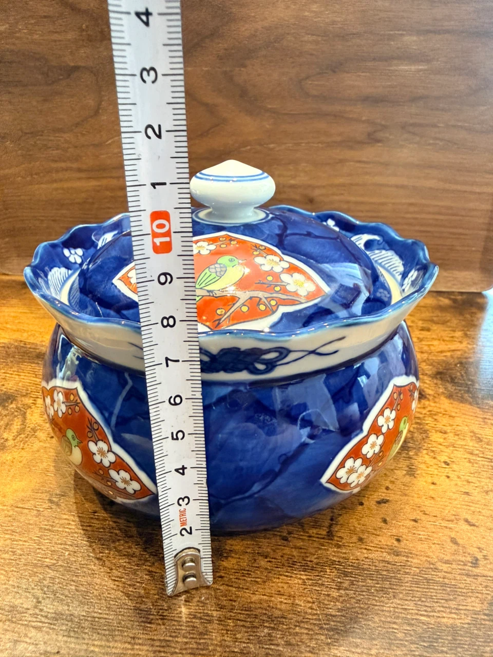 錦松梅 蓋付き陶器容器 陶磁器製の写真9枚目