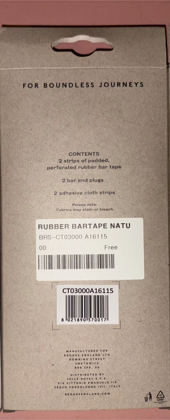 ブルックス ラバー バーテープ Natural ナチュラル色　Cambium rubberの写真2枚目