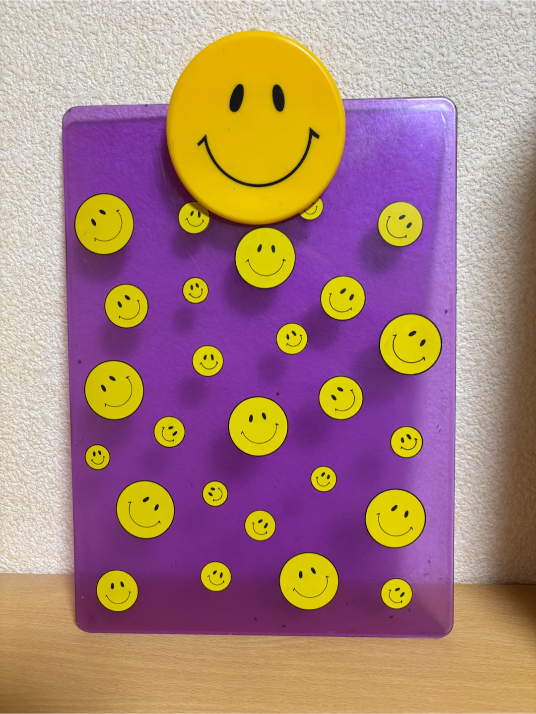 スマイル柄 クリップボードとポットセットの写真4枚目