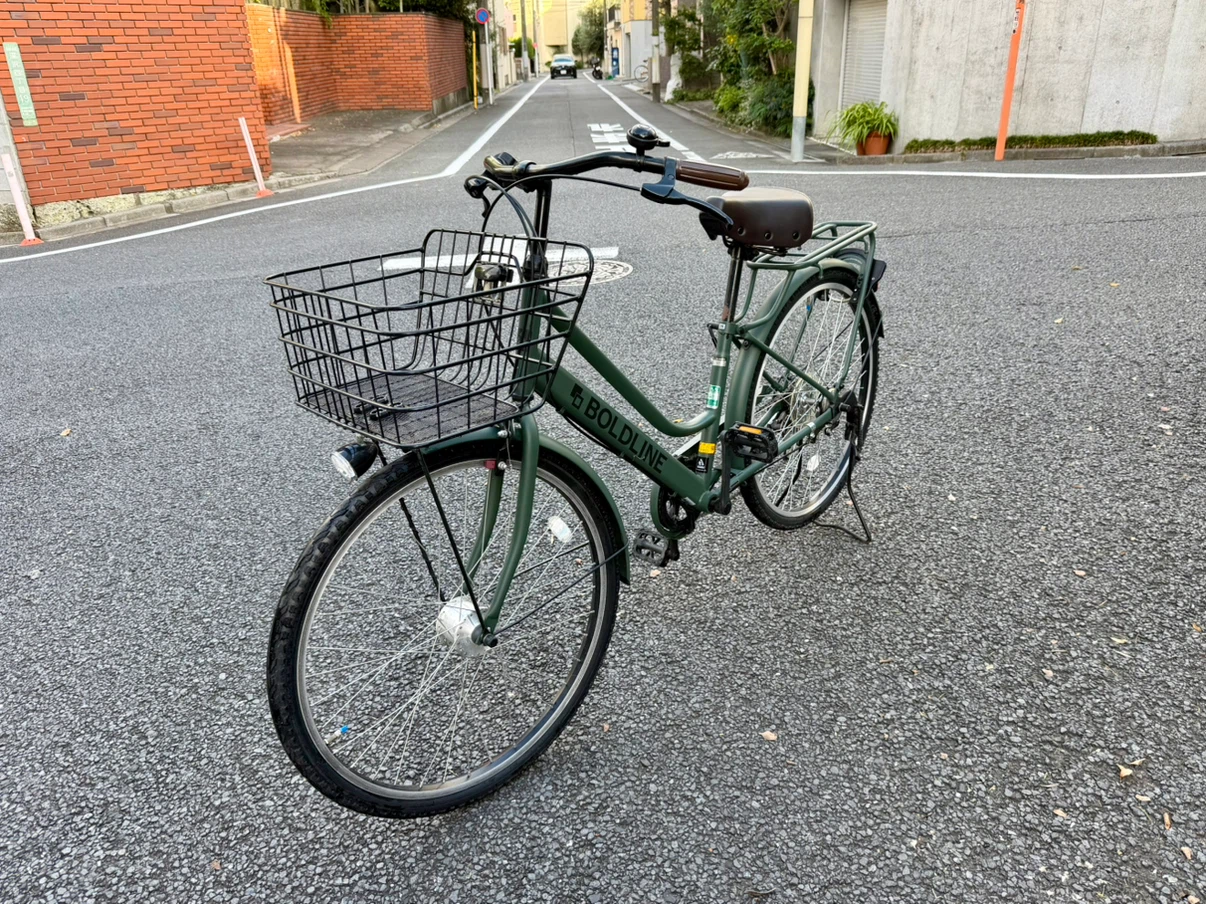 サイクルベースあさひ ボールドライン 26インチ マットグリーン