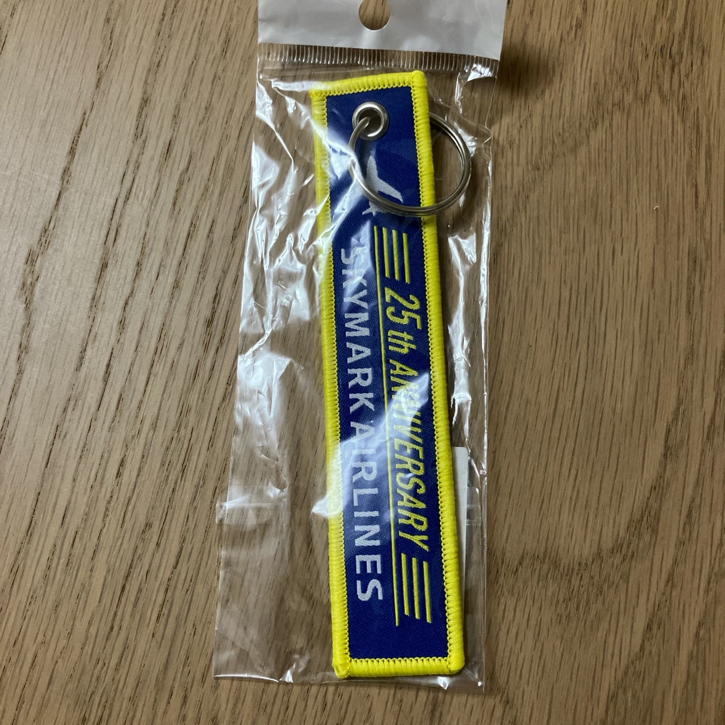 スカイマーク 25周年 フライトタグ キーホルダー