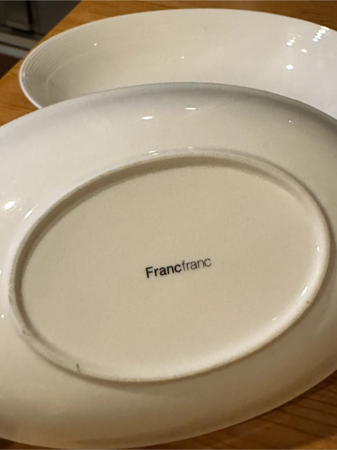 Francfranc オーバル皿 2枚セットの写真3枚目