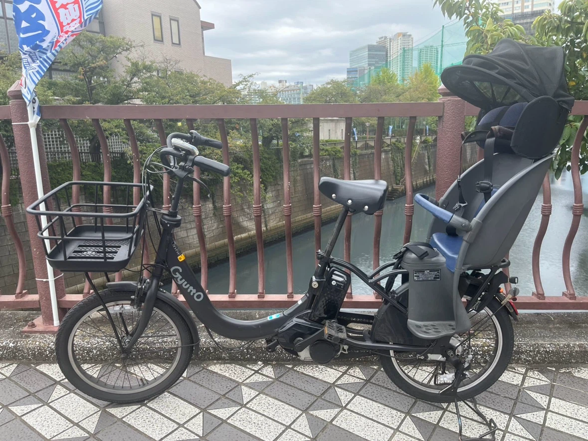 美品　パナソニック ギュット 電動自転車 チャイルドシート付