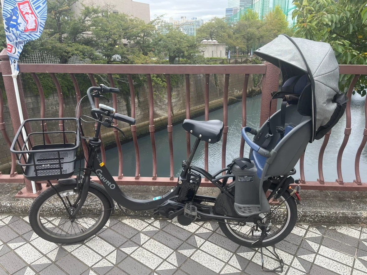 美品 パナソニック ギュット 電動自転車 チャイルドシート付の写真10枚目