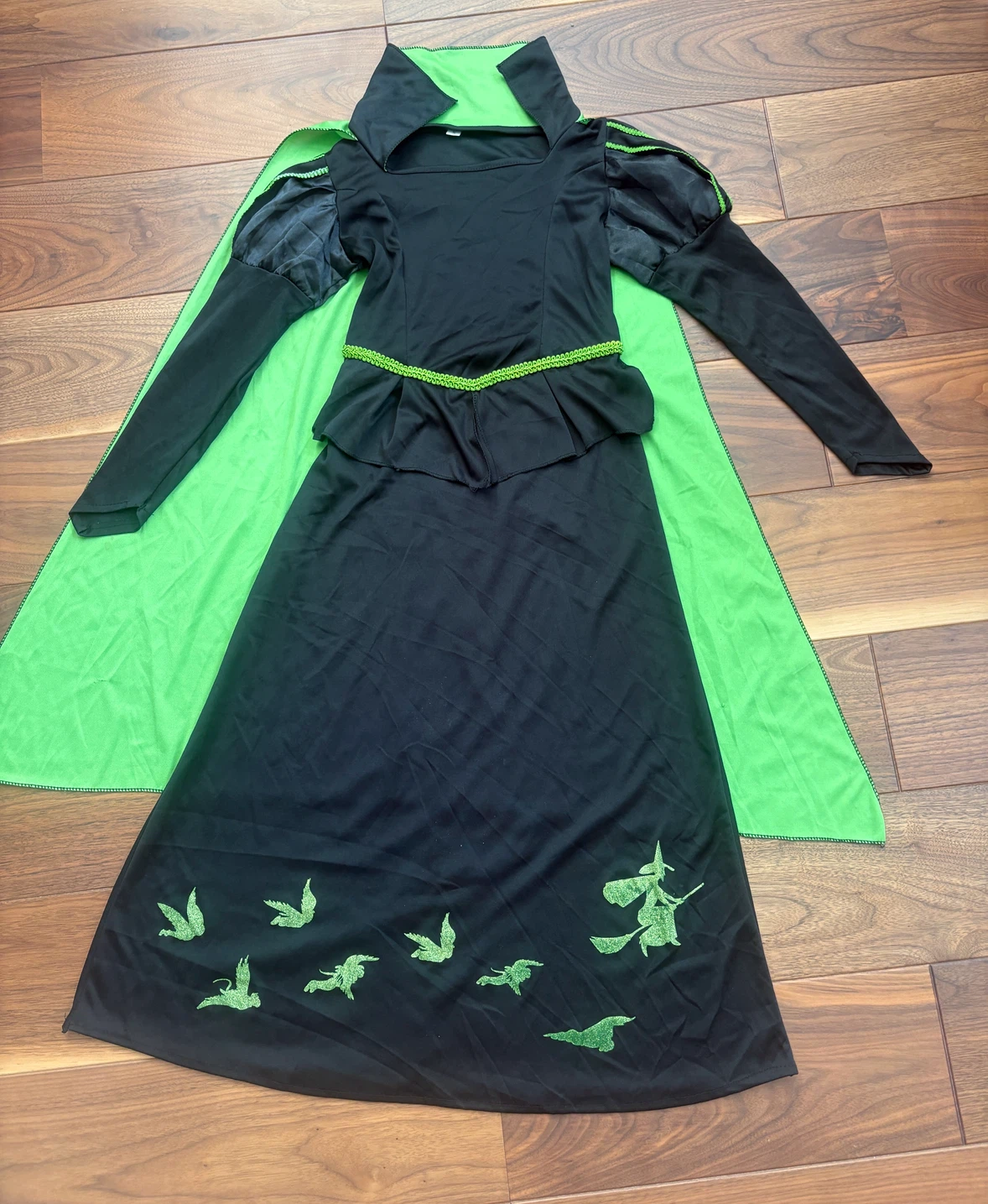 魔女コスプレ衣装 ハロウィン 仮装　キッズ120-130cm