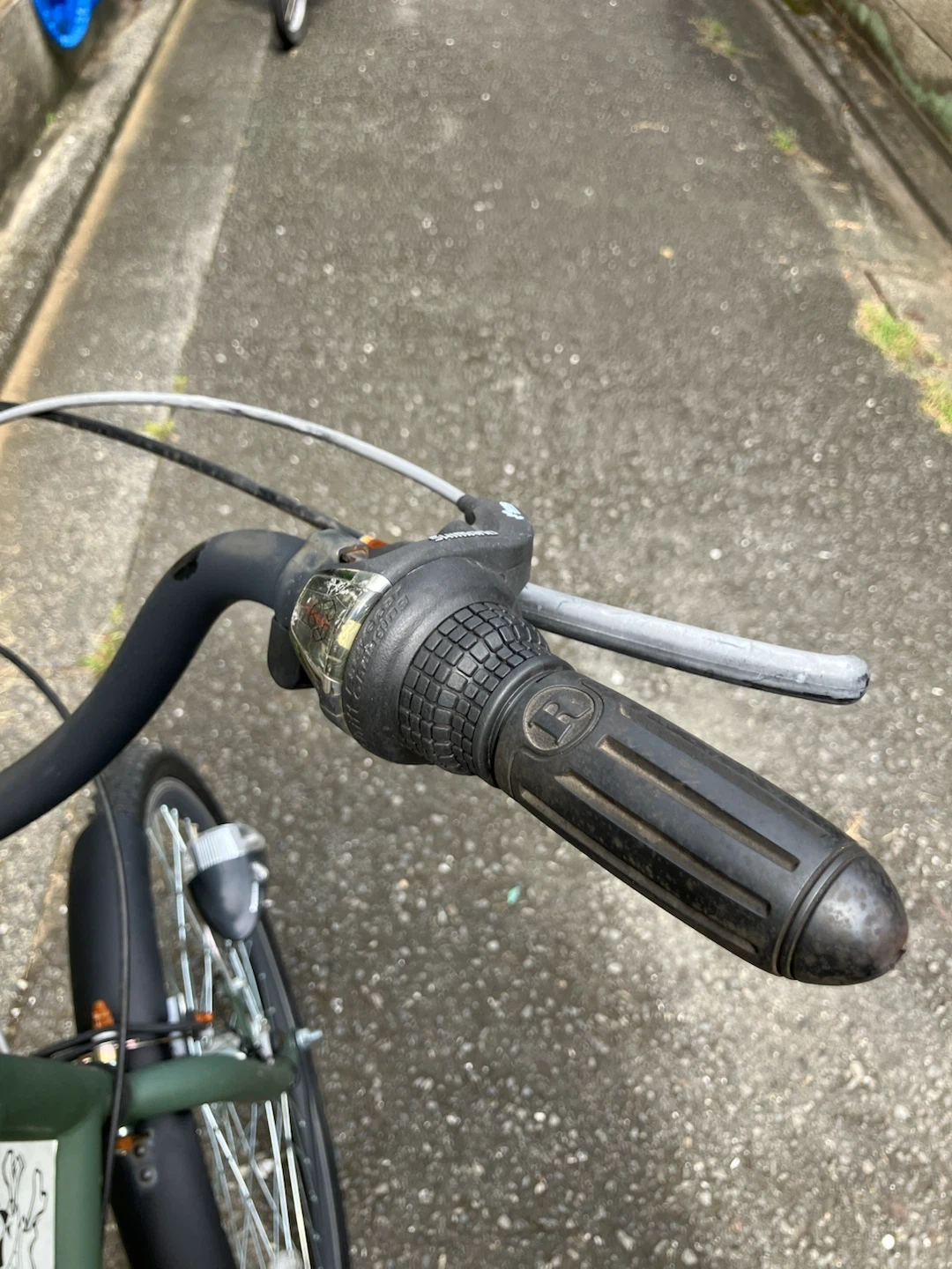 ラシャス ナイトビーチ 自転車 カーキの写真4枚目