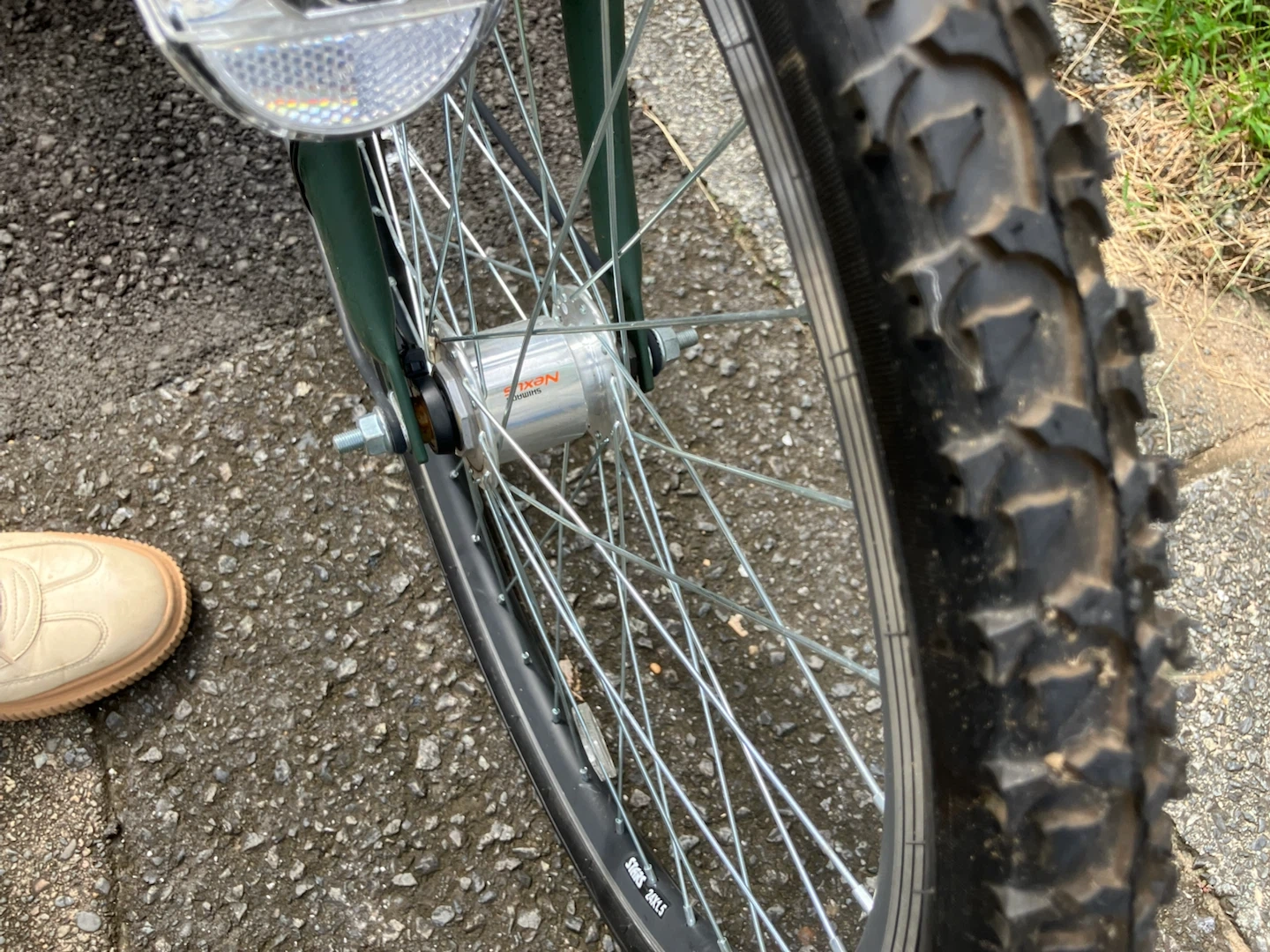 ラシャス ナイトビーチ 自転車 カーキの写真6枚目