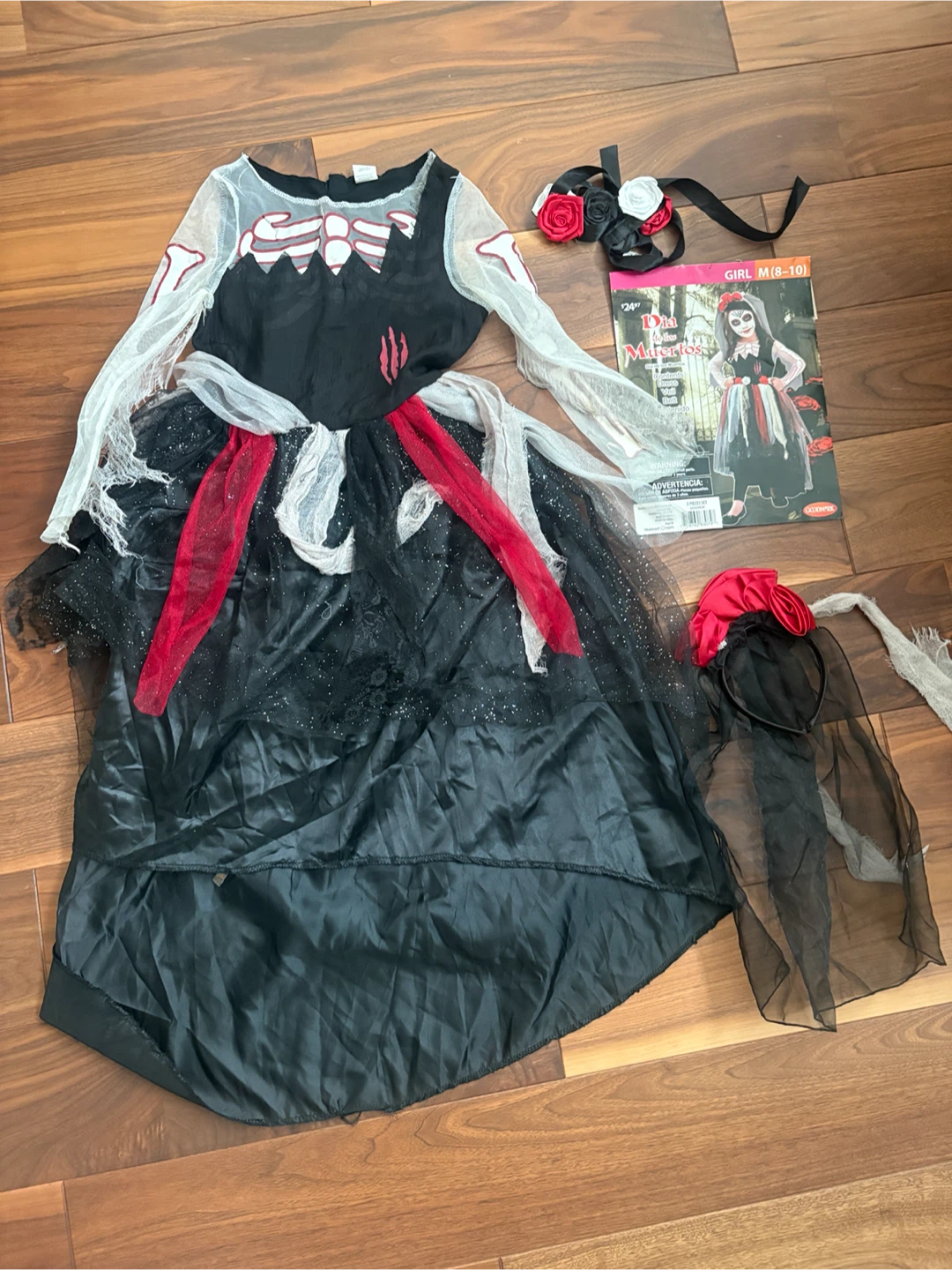 ハロウィン衣装 ディア・デ・ムエルトス  キッズ　Mサイズ