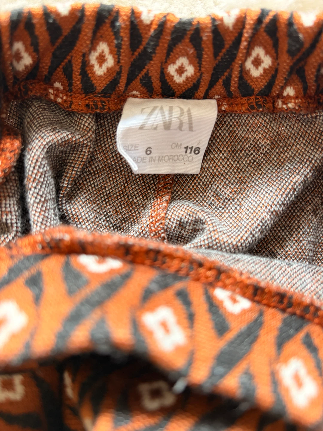 ZARA ザラ キッズ キュロットスカート　ショートパンツ 116cmの写真4枚目