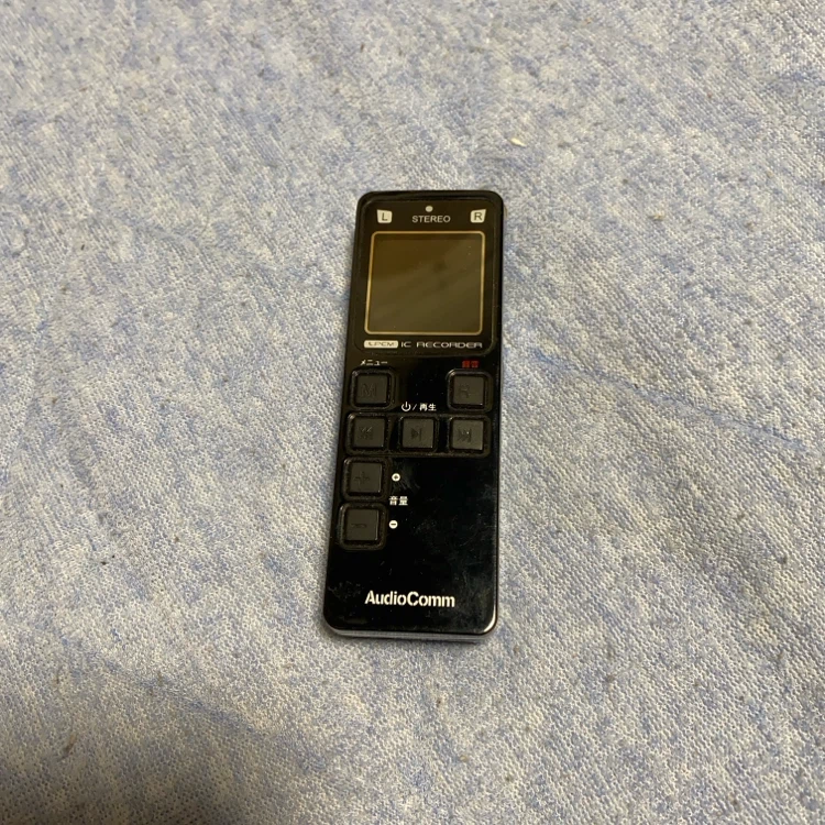 オーム電機 ボイスレコーダー EVR-U104K-K