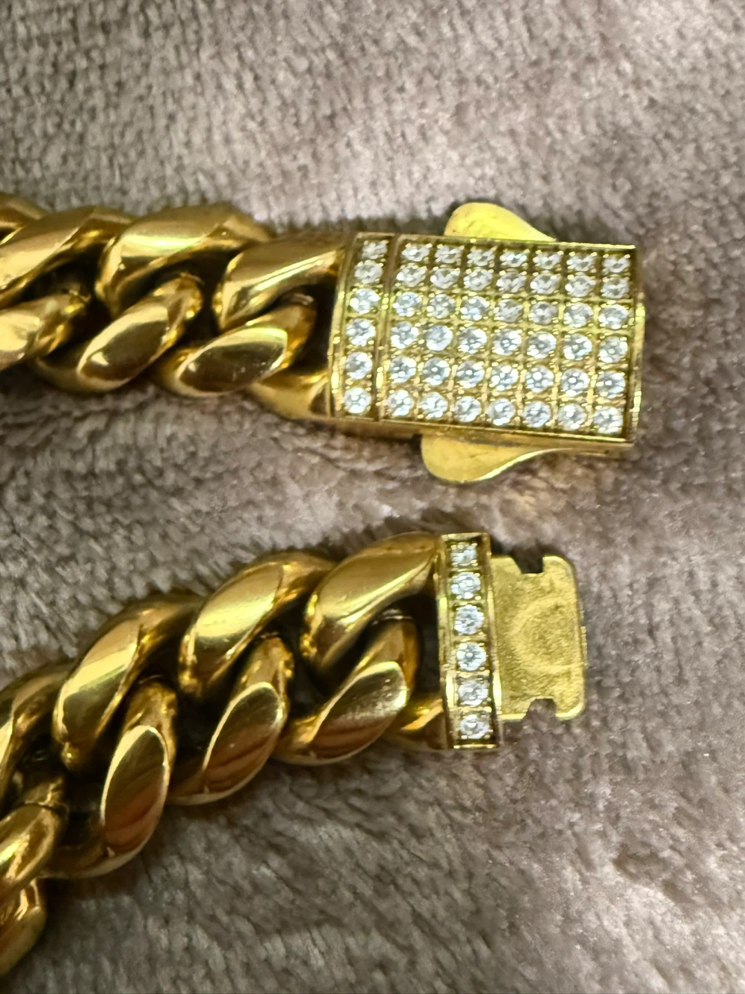 KRKC&CO ゴールドチェーン ネックレス　ダイヤ付きの写真3枚目