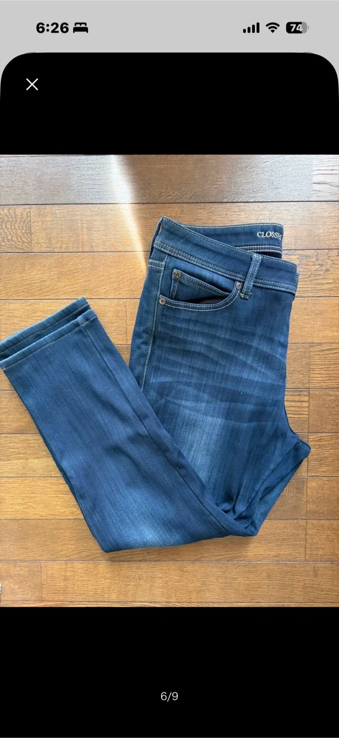 クロッシー 裏起毛 デニムパンツ 84サイズ ストレッチ