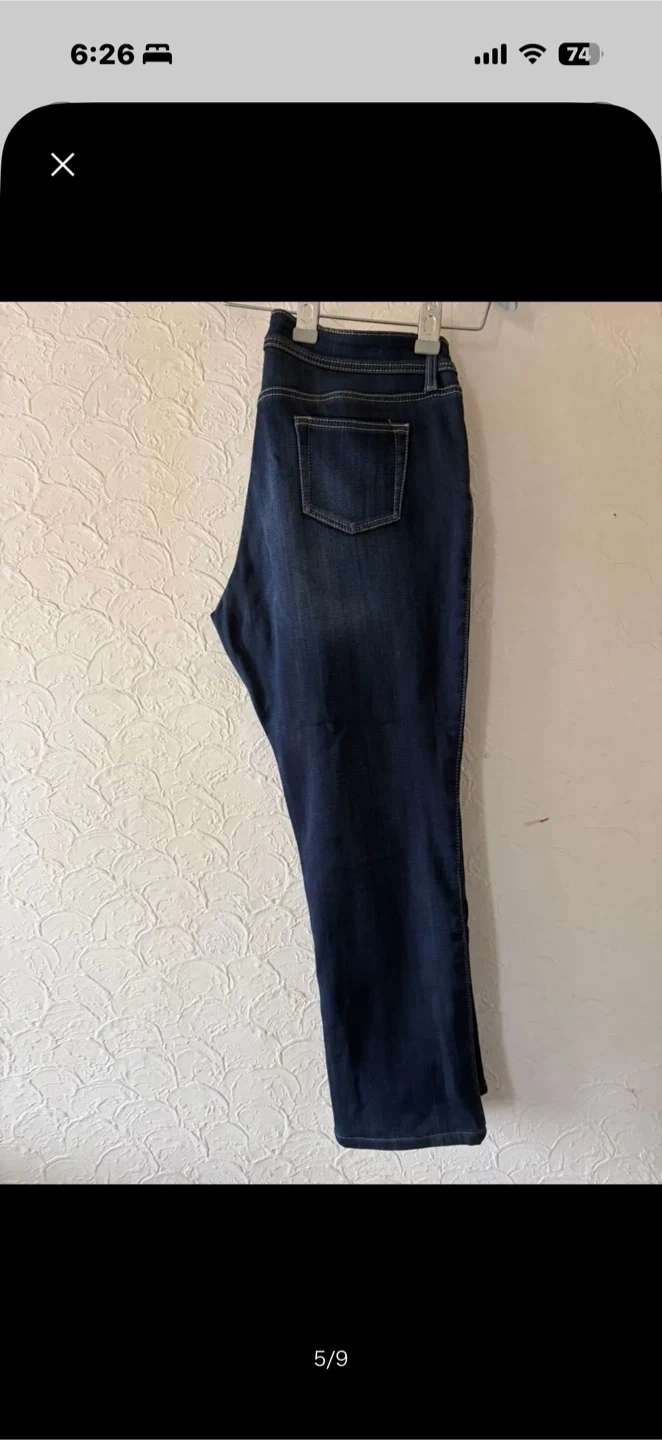 クロッシー 裏起毛 デニムパンツ 84サイズ ストレッチの写真2枚目