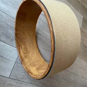 ヨガホイール コルク貼り 直径約32cm