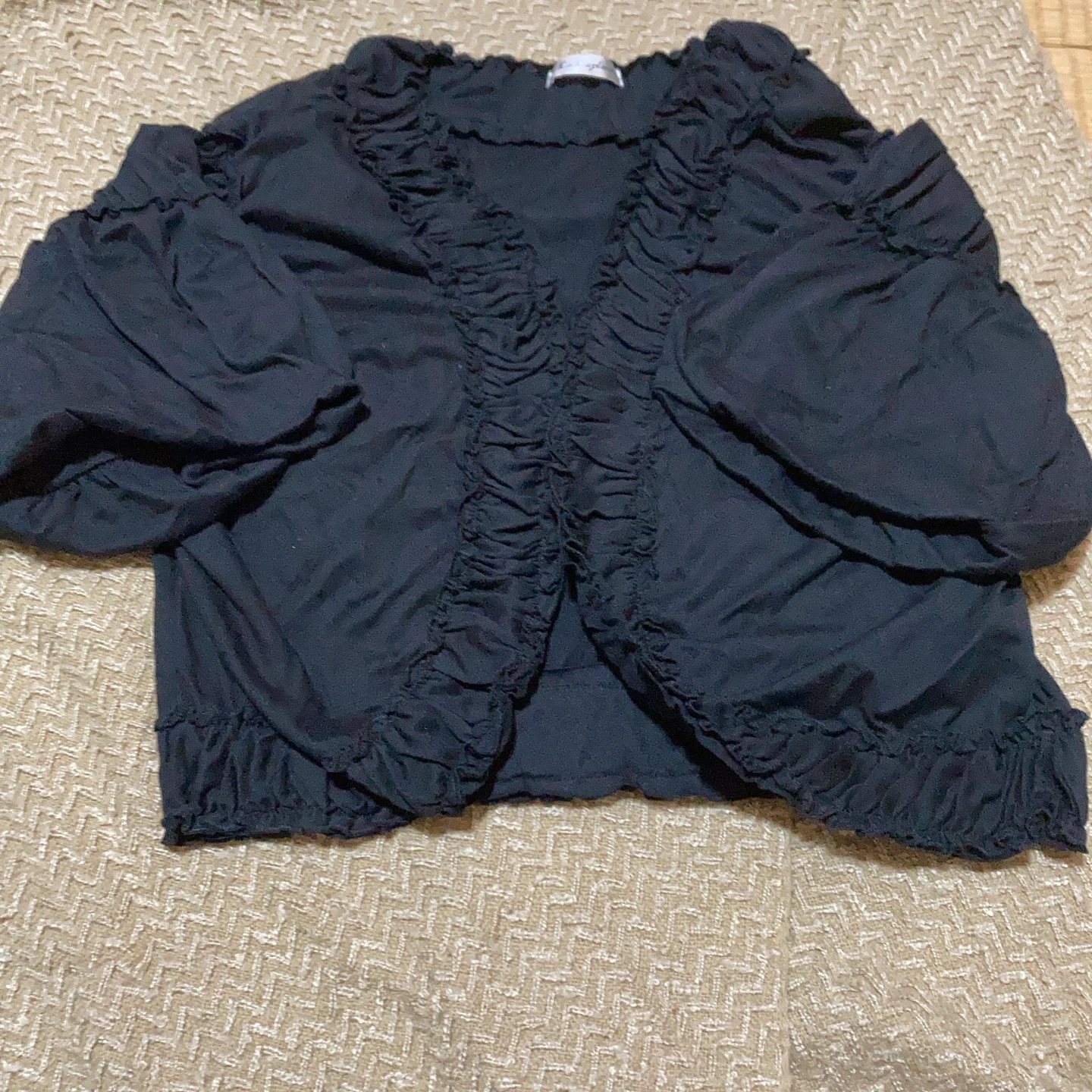 フリルボレロ ブラック 3Lサイズ