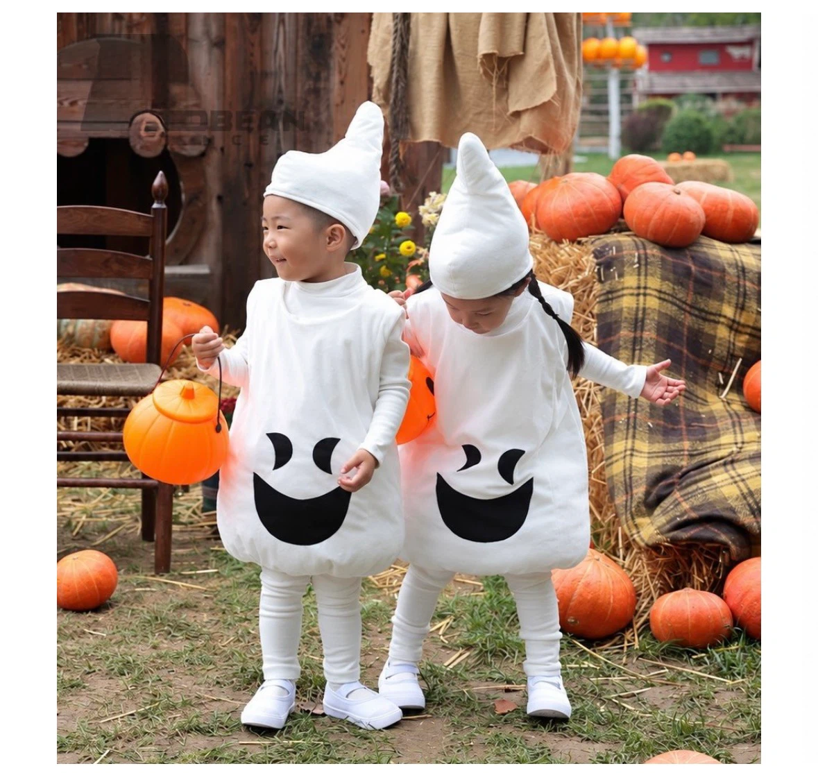 ハロウィン 衣装 幽霊 キッズ衣装 子供 おばけ 2点セット「新品ですが破損有」の写真5枚目