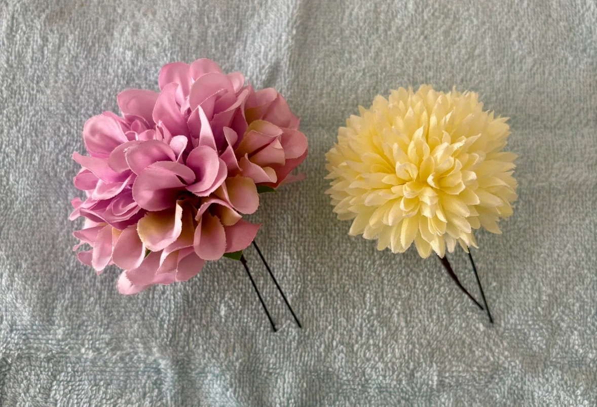 髪飾り*花 セットの写真2枚目