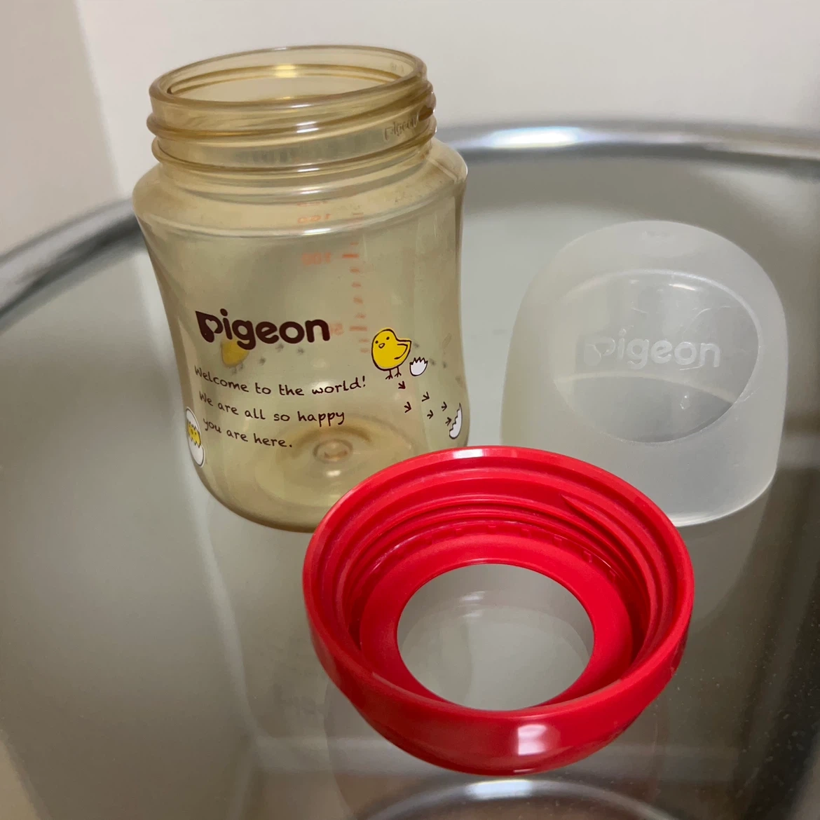 ピジョン 母乳実感 哺乳瓶セット 160ml 3点と乳首の写真6枚目