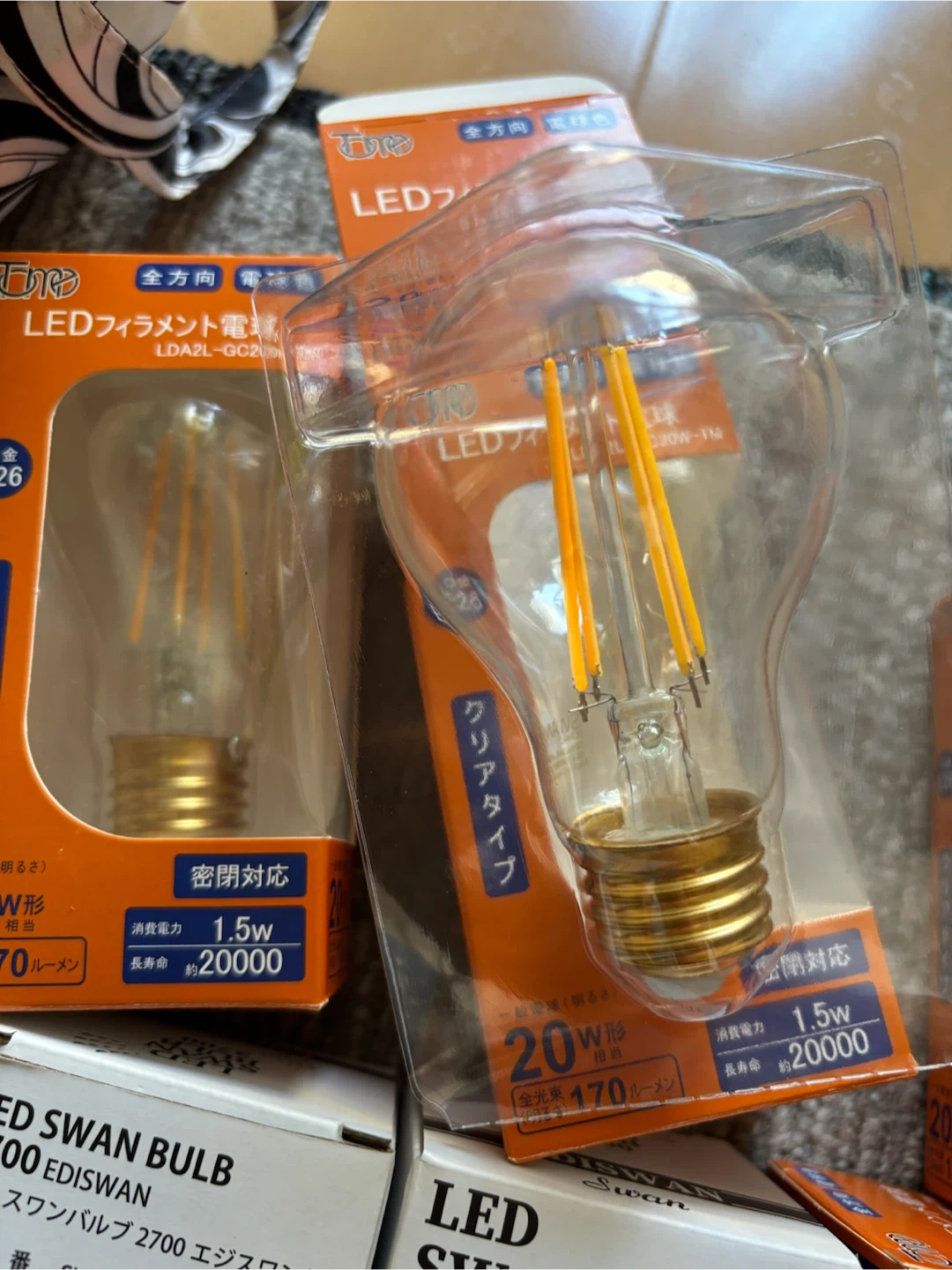 LEDフィラメント電球 個別もOK❣️まとめ売り 6個セットの写真6枚目