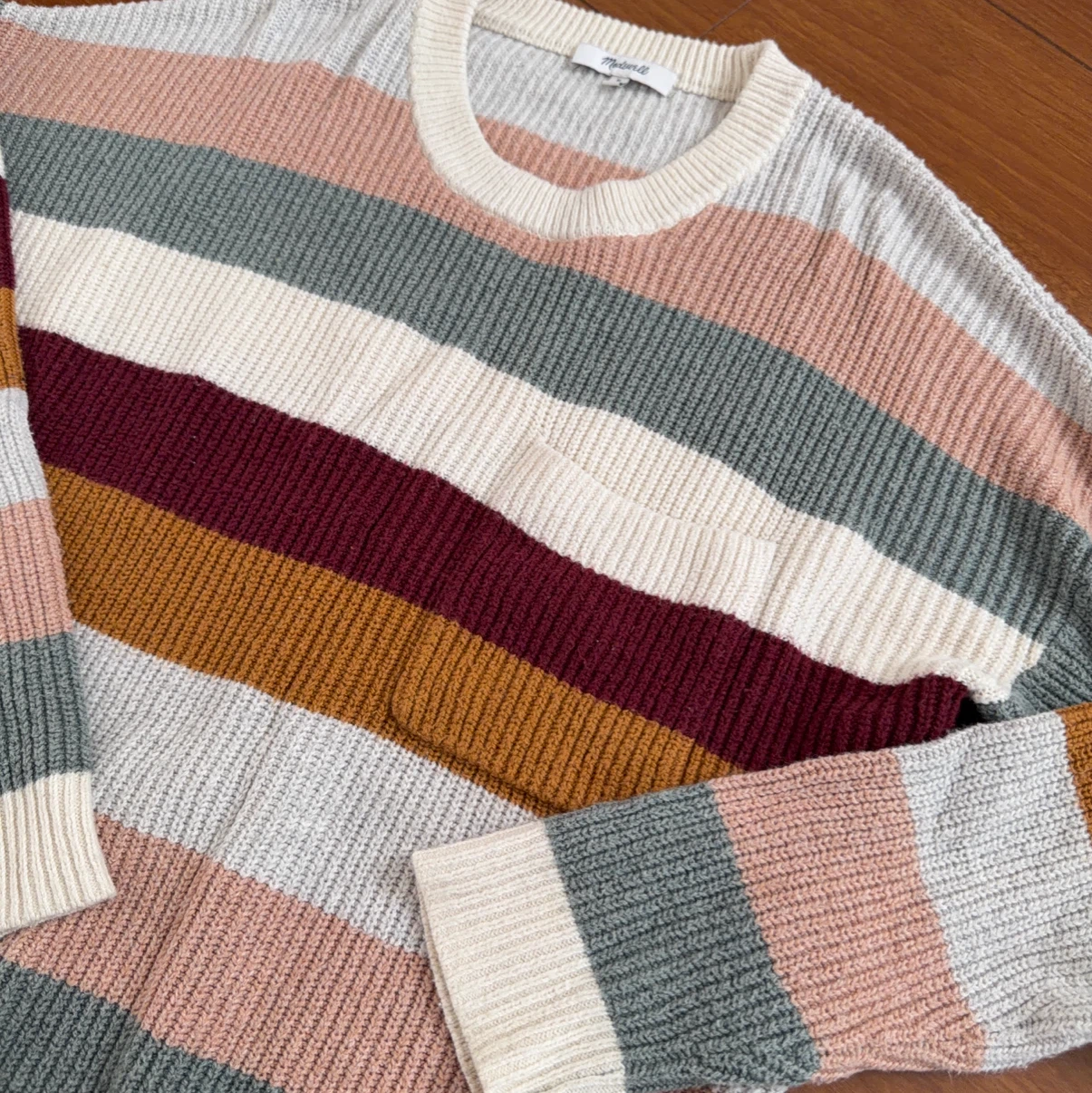 Madewell メイドウェル ボーダーニット Mサイズの写真3枚目