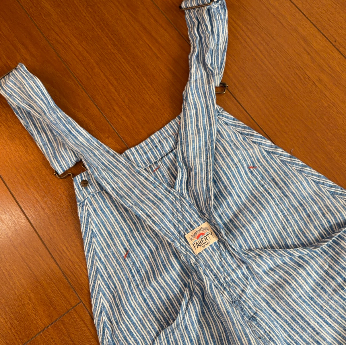 Faherty オーバーオール ストライプ size xsの写真4枚目