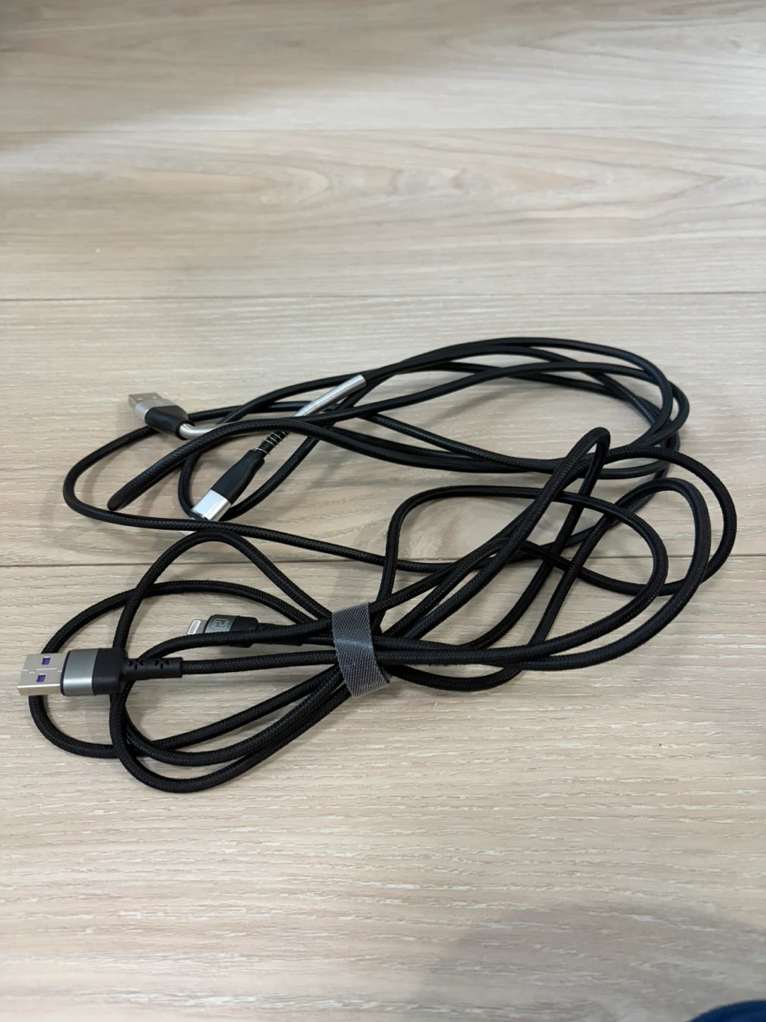 ライトニングUSB 充電ケーブル ブラック2本