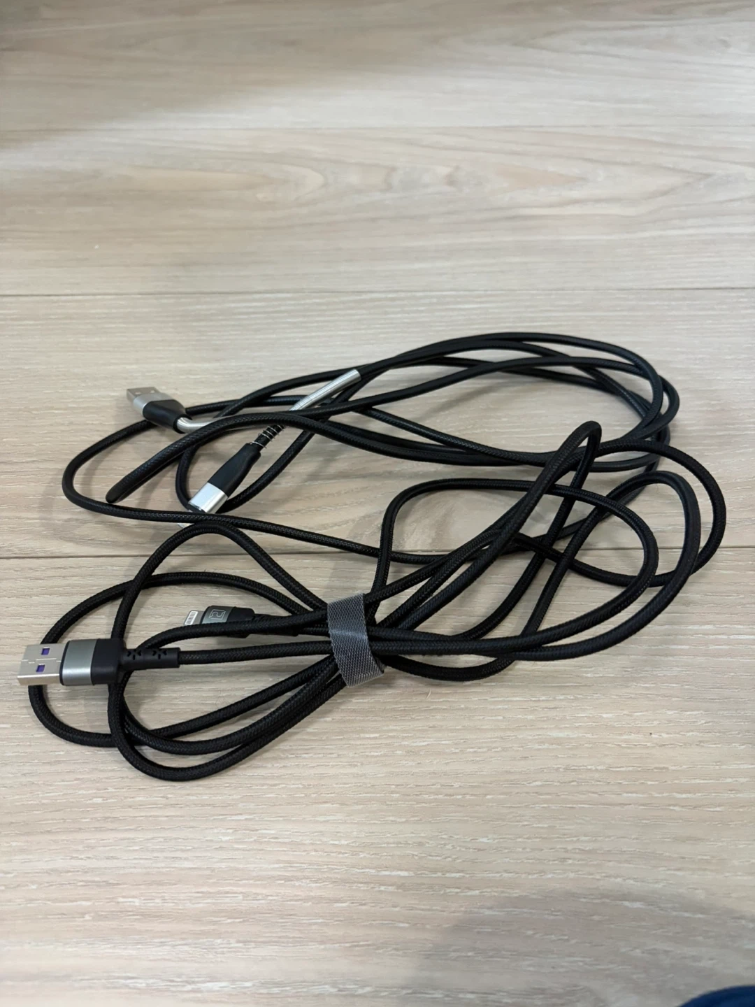 ライトニングUSB 充電ケーブル ブラック2本