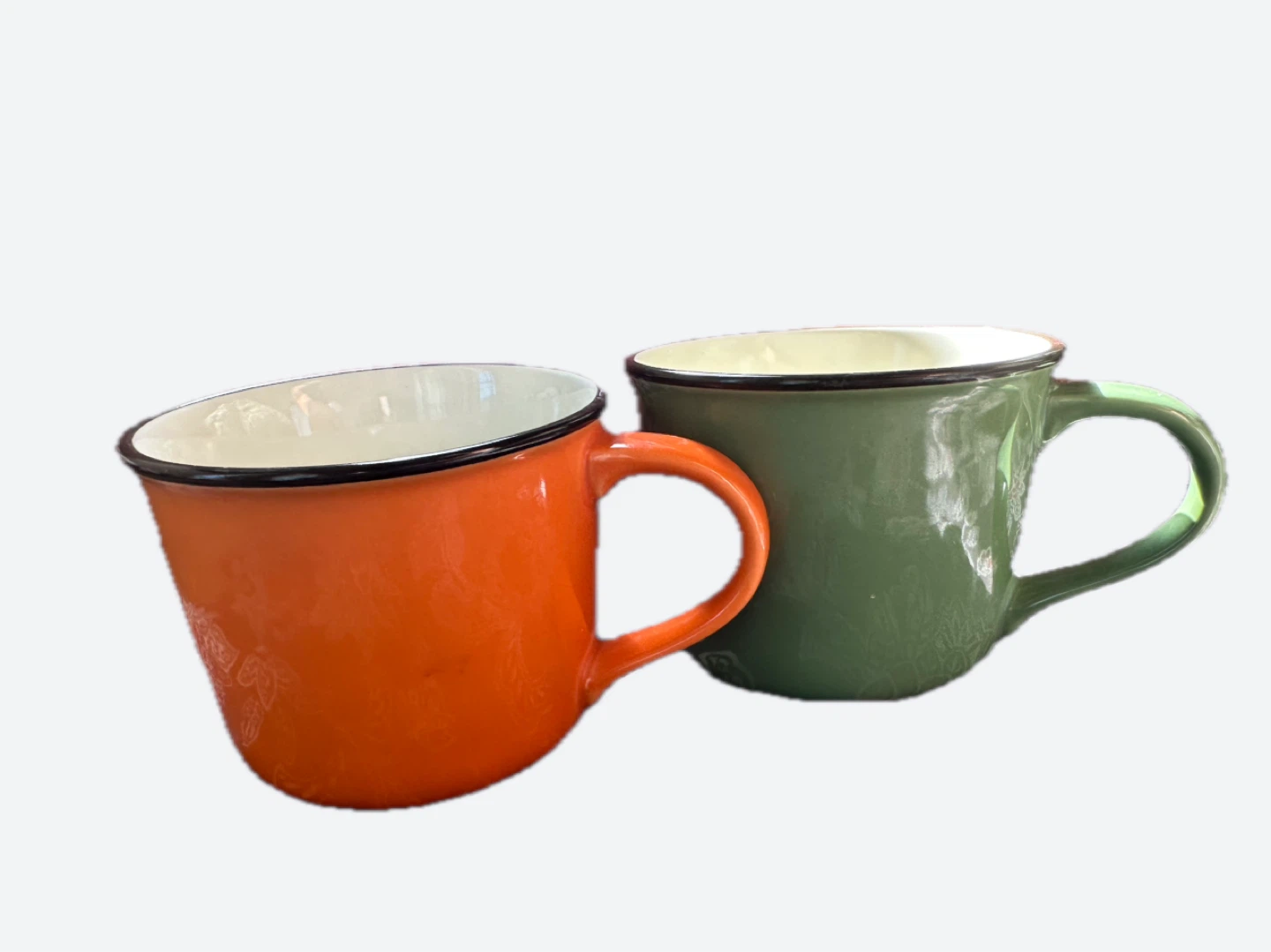 陶器 ホーロー風 グラタン皿＆マグカップ セットの写真4枚目