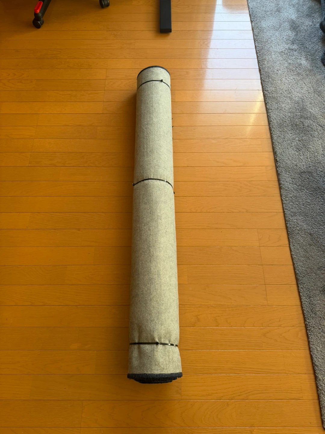 【無料】ニトリ シャギーラグ 130×185cm ネイビーの写真3枚目