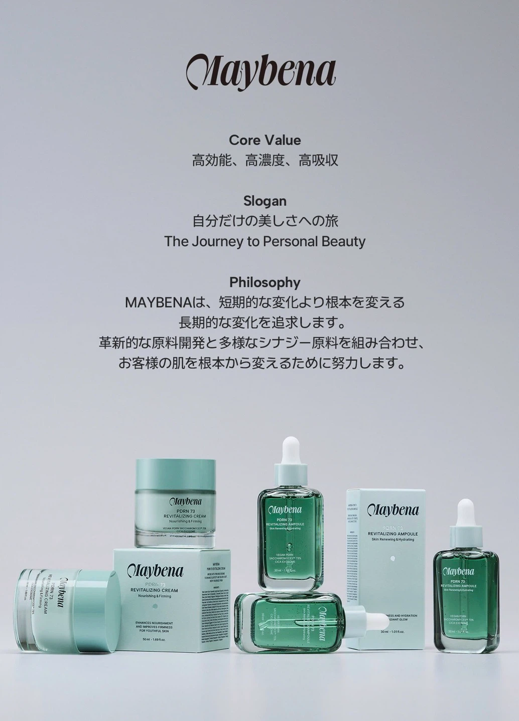 未開封MAYBENA PDRN73 美容液 クリーム セット 第3世代PDRN サッカロミセス メイベナの写真10枚目