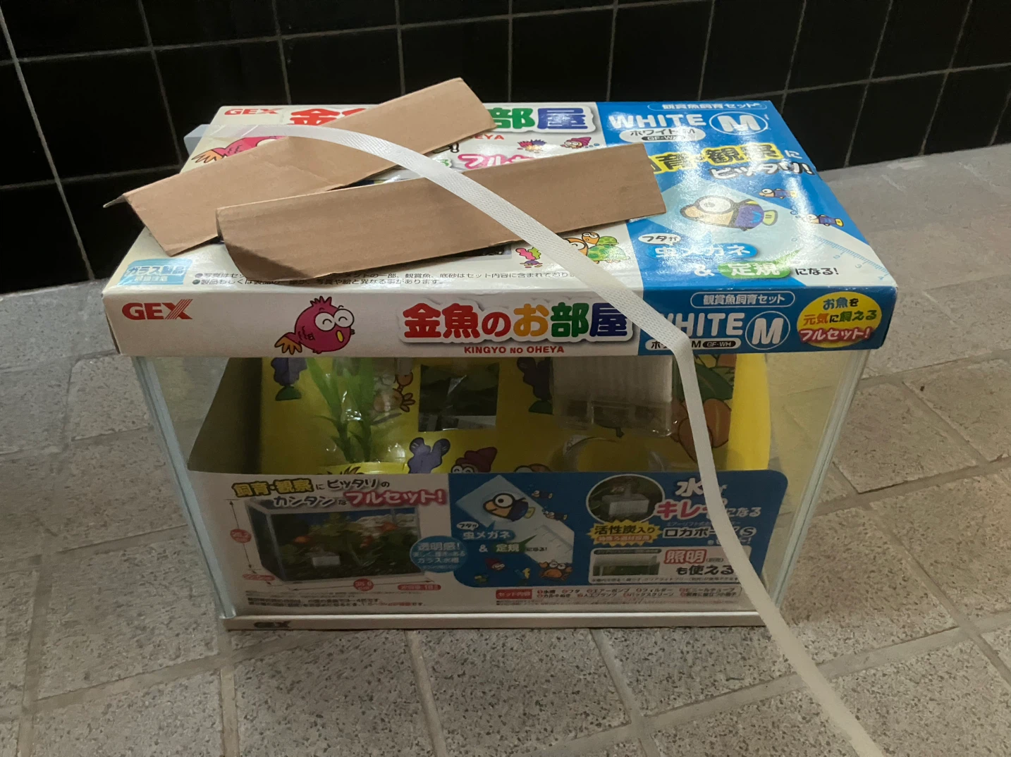新品未使用　ジェックス 金魚のお部屋 ホワイトMの写真7枚目
