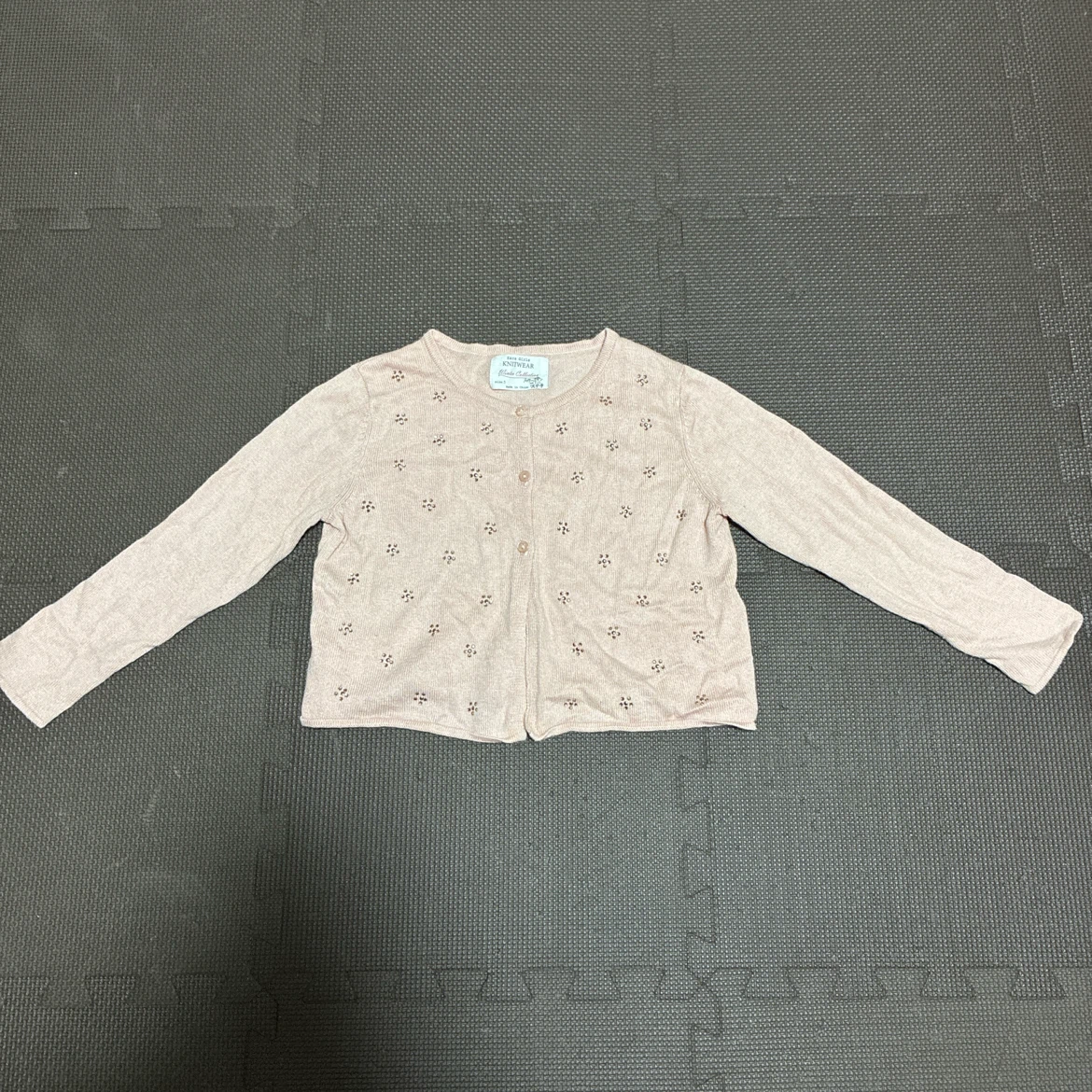 ZARA girls カーディガン ピンク　110