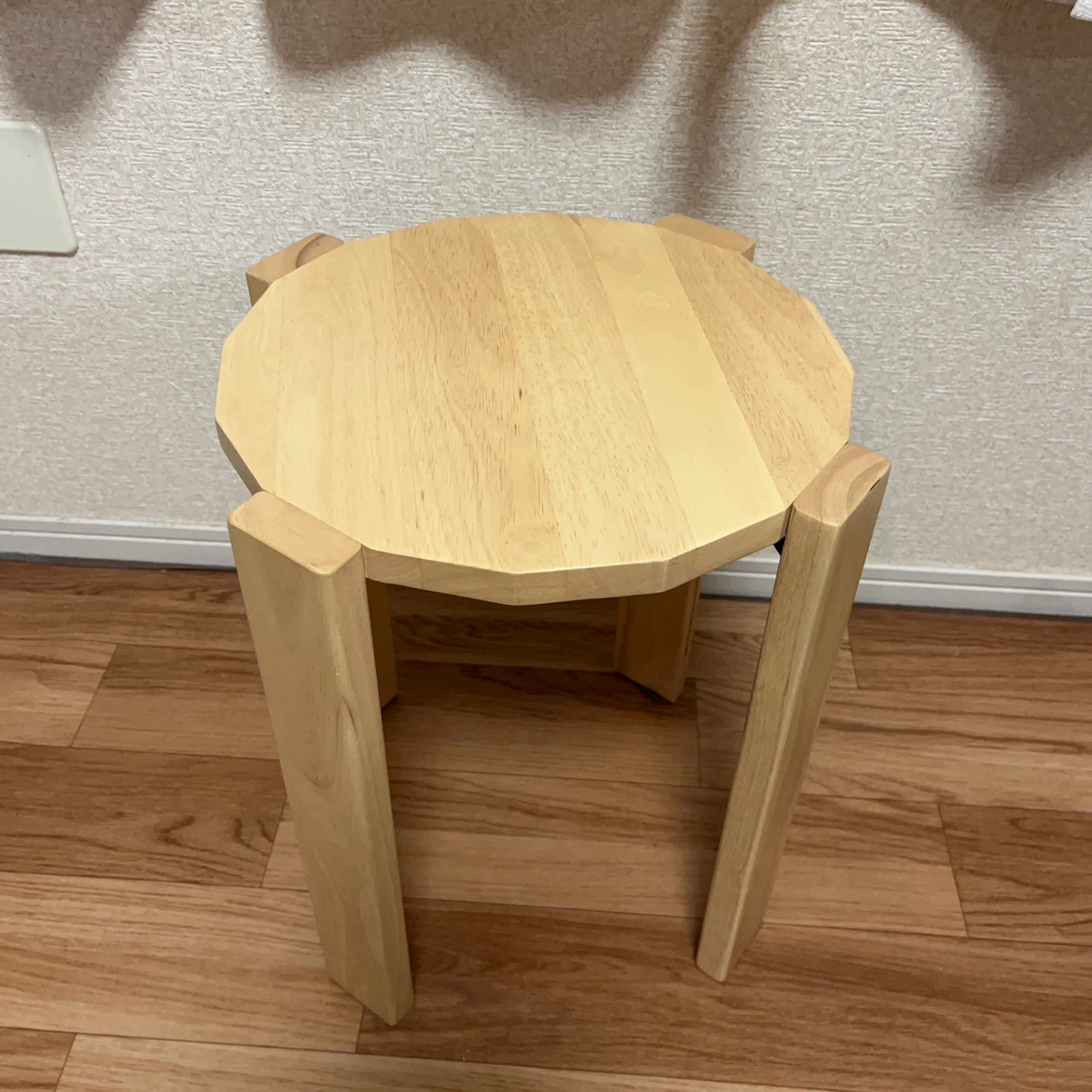 木製スツール 丸椅子 シンプル