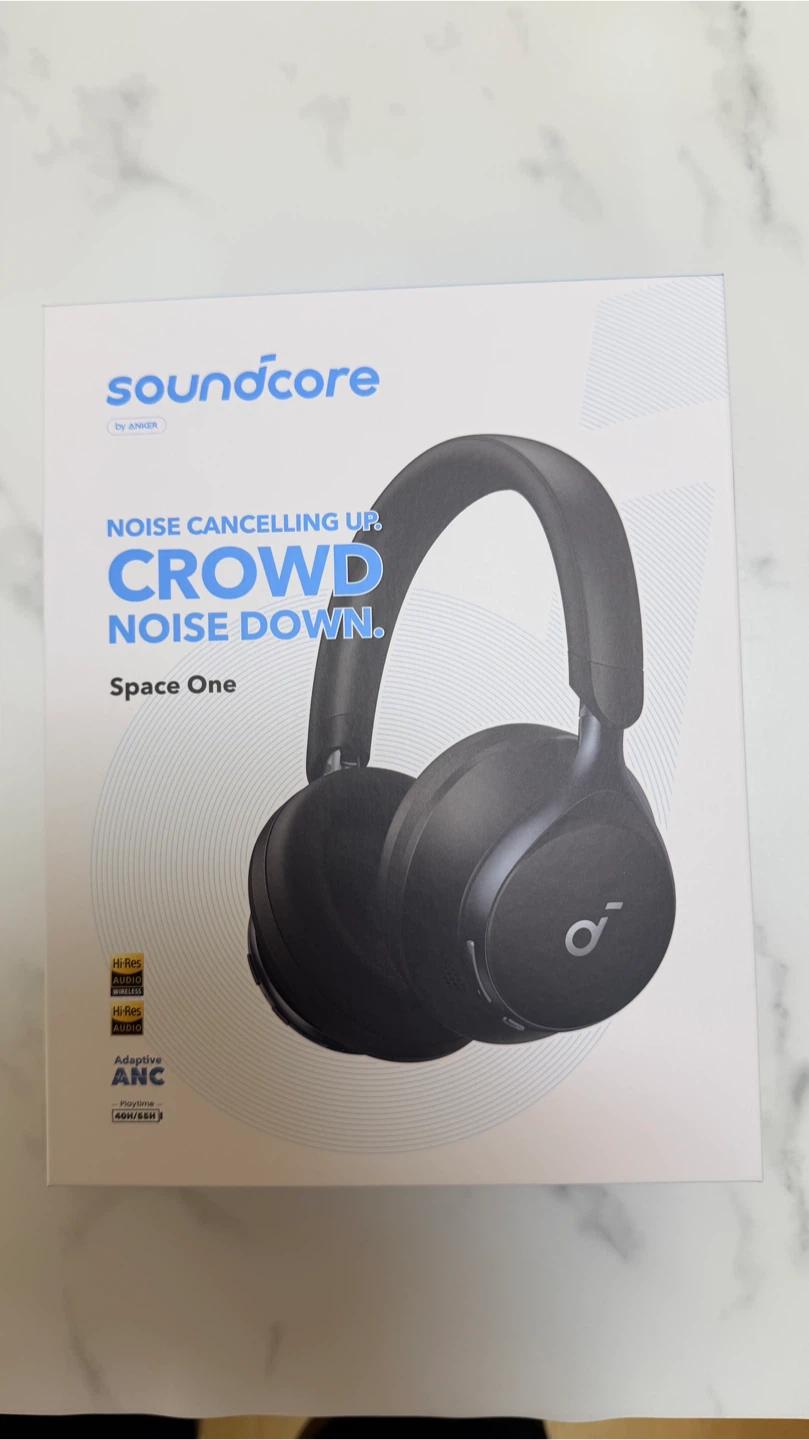 【新品未開封】Anker Soundcore Space One ブラックの写真2枚目
