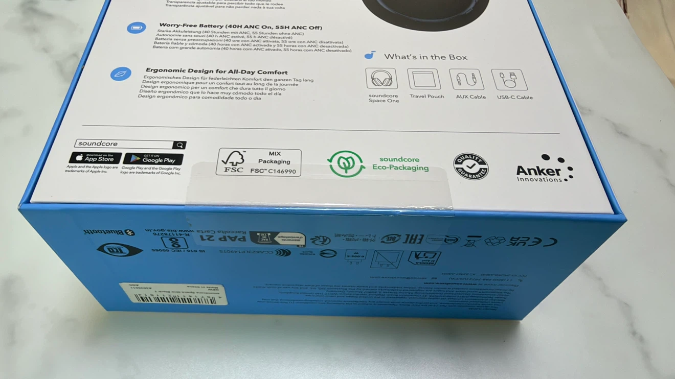 【新品未開封】Anker Soundcore Space One ブラックの写真5枚目