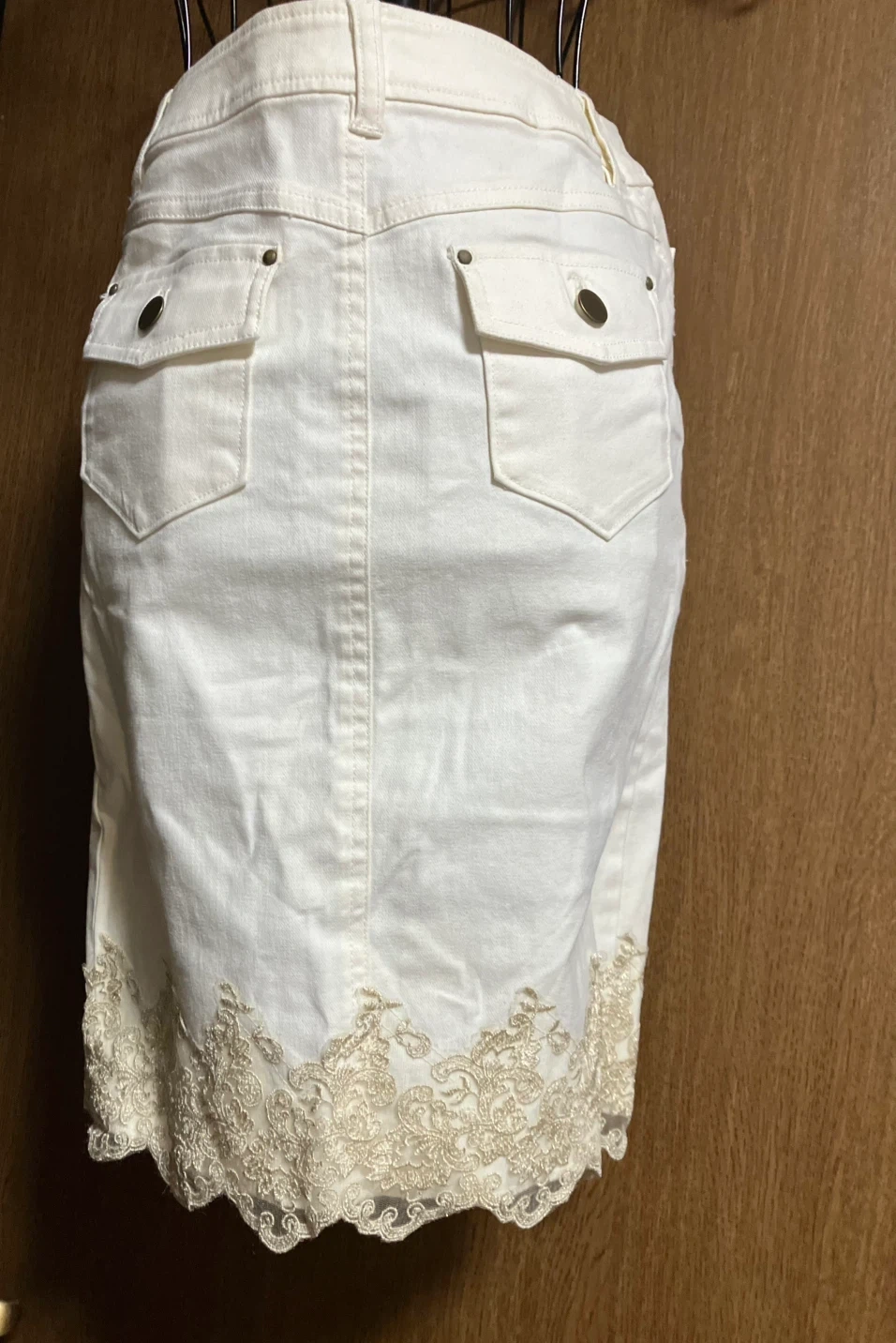 ペイトンプレイス スカート 白 M 未使用 長期保管の写真6枚目