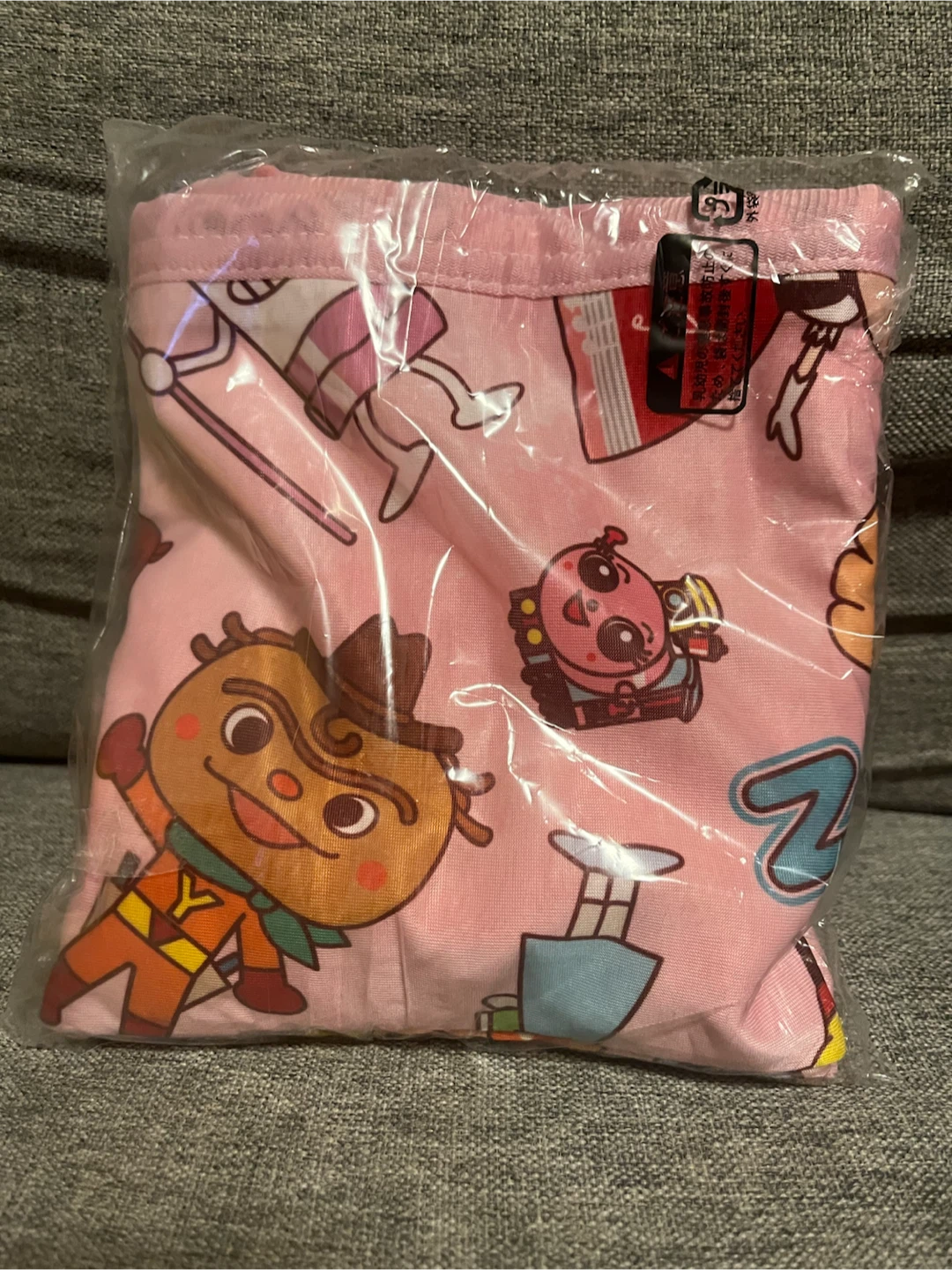 アンパンマン 接触冷感パンツ ピンクの写真2枚目