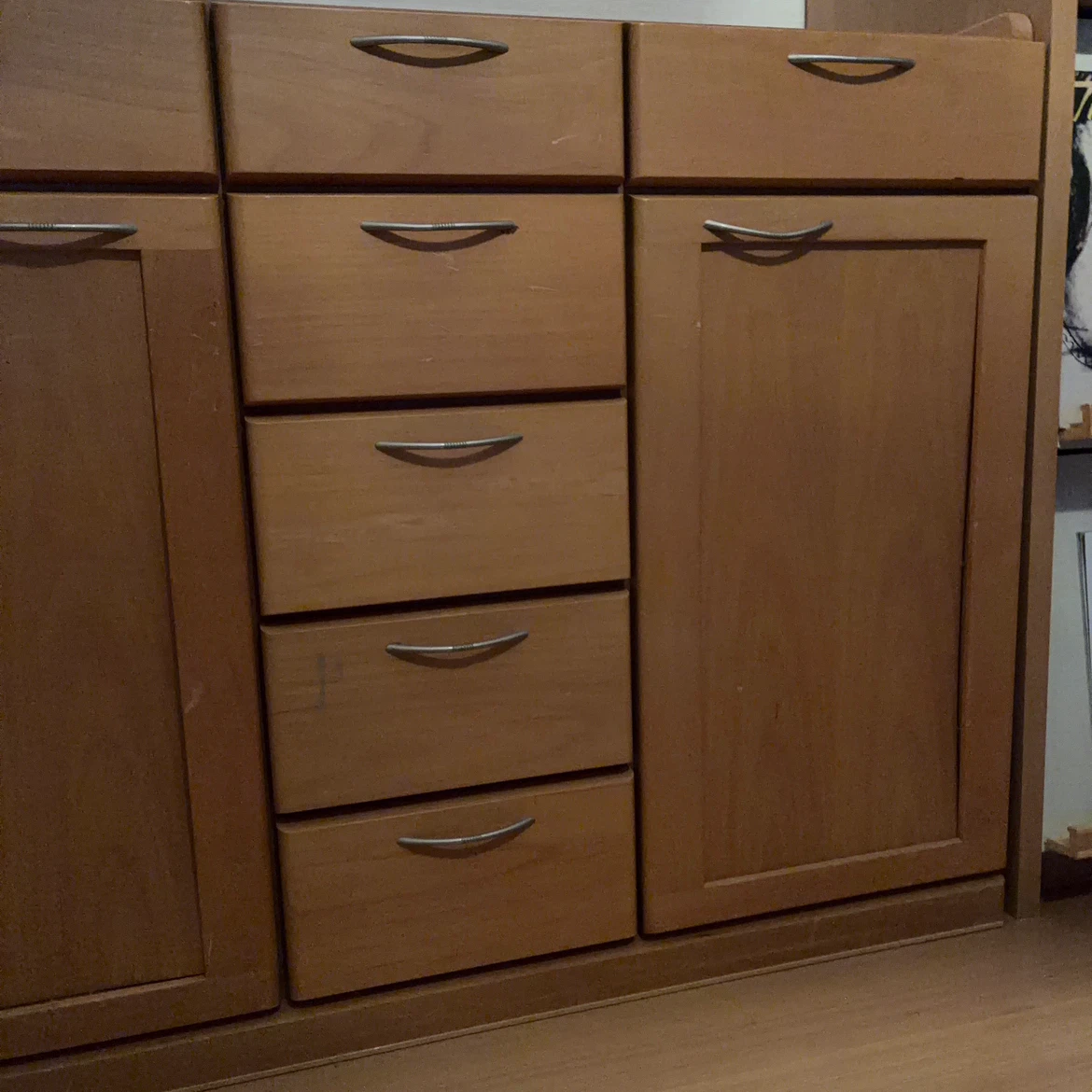 木製多段チェスト 収納棚 ナチュラルの写真5枚目