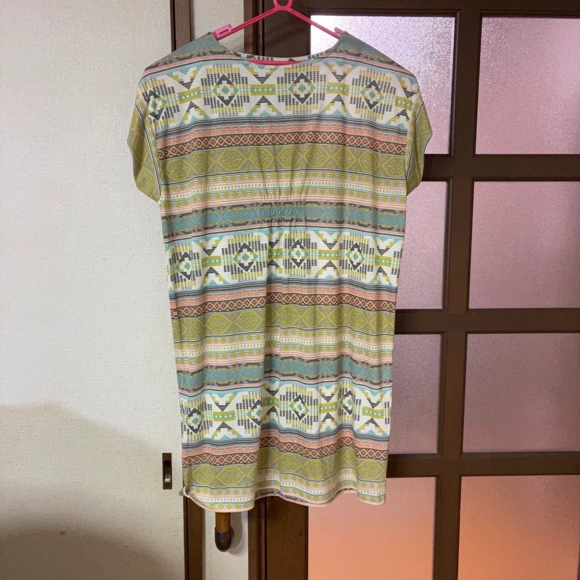 フェリシモ チュニック オルテガ柄 3L